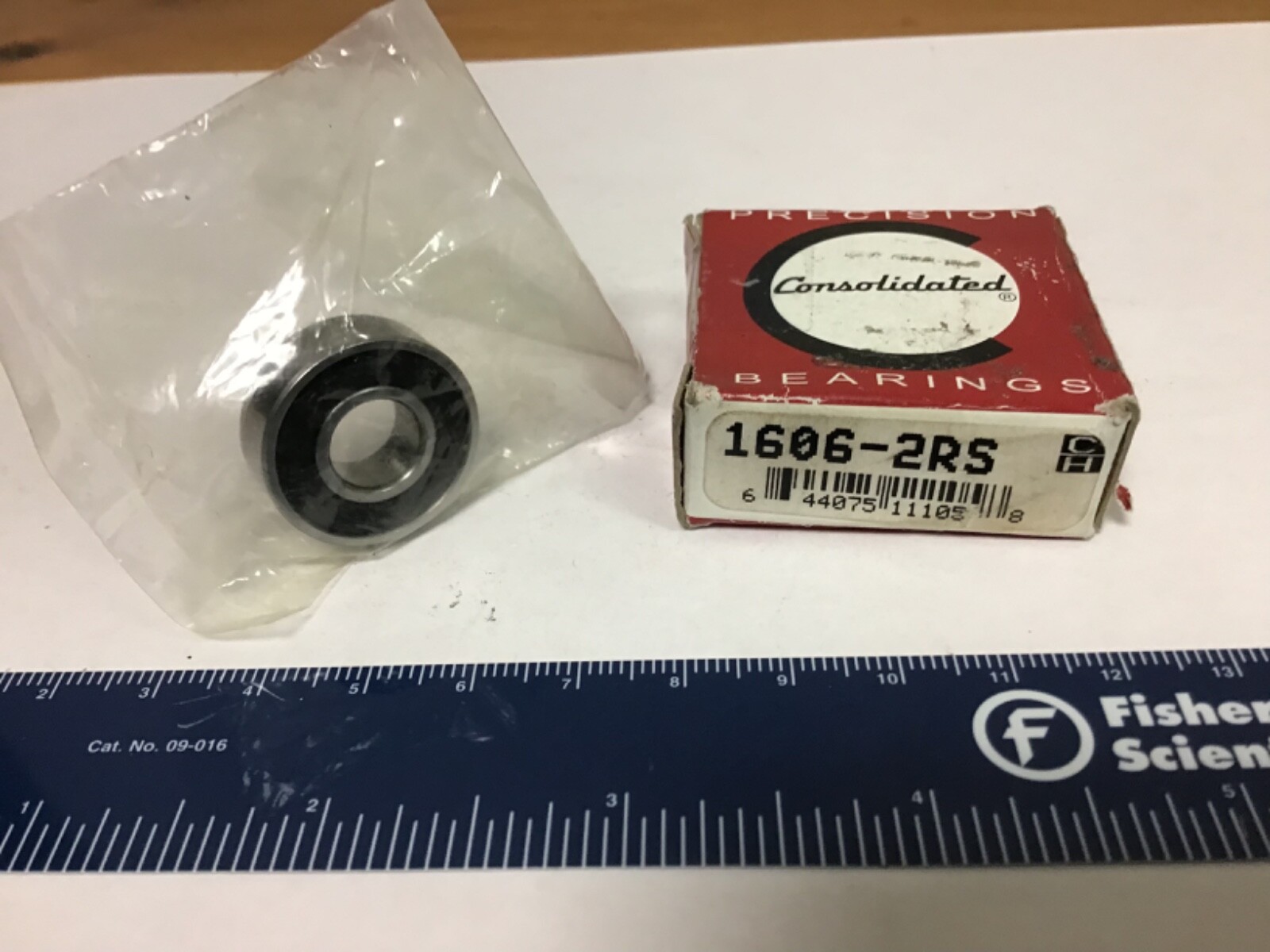 New Consolidated 1606-2RS Ball Bearing, 3/8″ ID, 29/32″ OD, 5/16″ Width