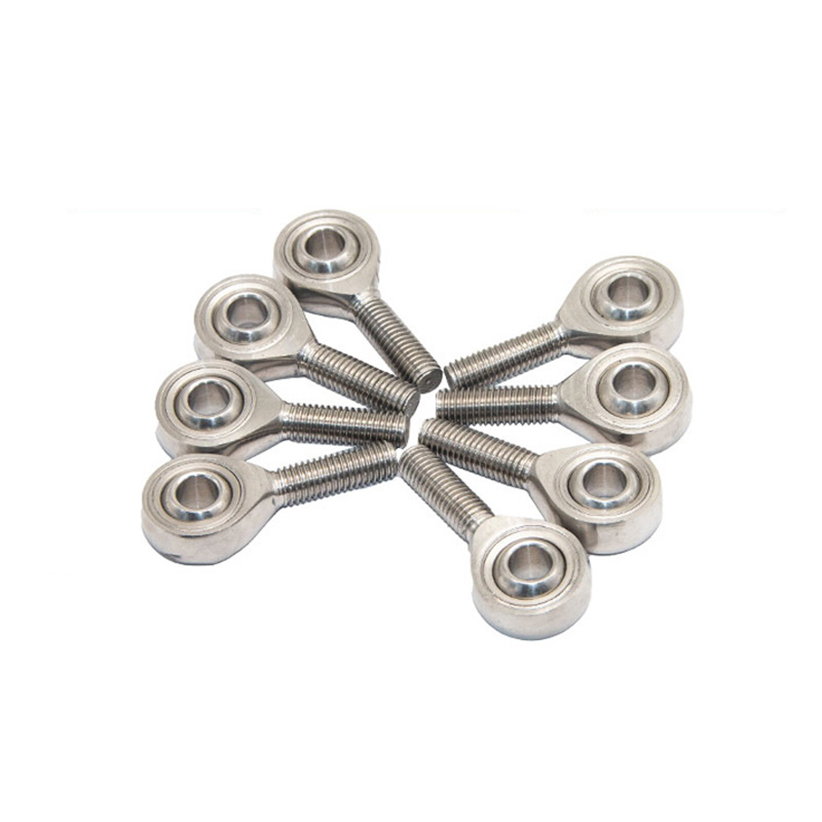 A2 Stainless Steel Bearing Rose Joint Male Rod End, Left / Right Thread M6-M30