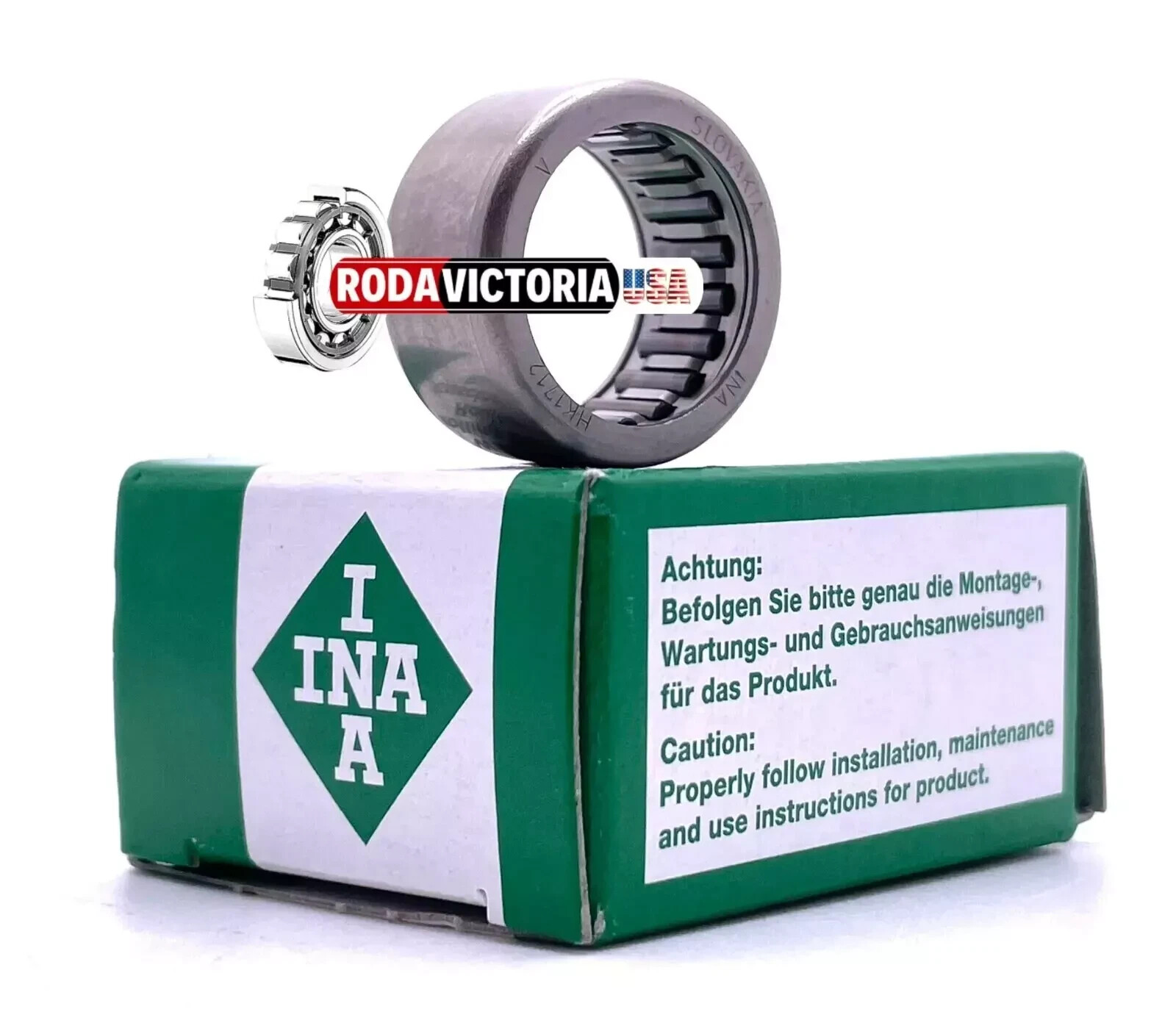 INA HK1712 AS1 Drawn Cup Roller Bearings with open end 17x23x12 mm