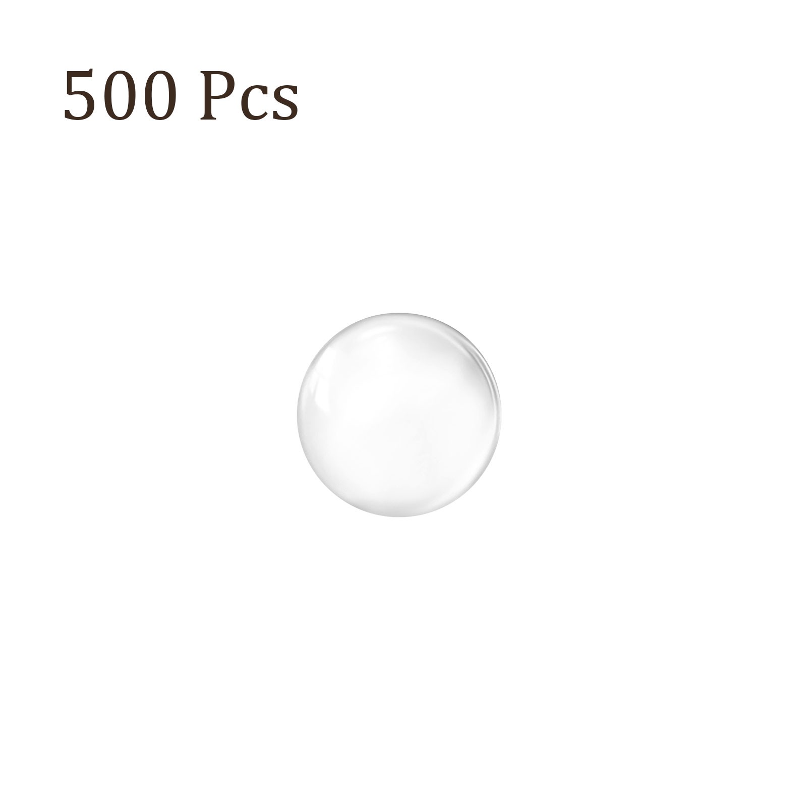 500pcs Glass Ball Boiling Stones 3mm Soda Lime Glass for Valves Equipment