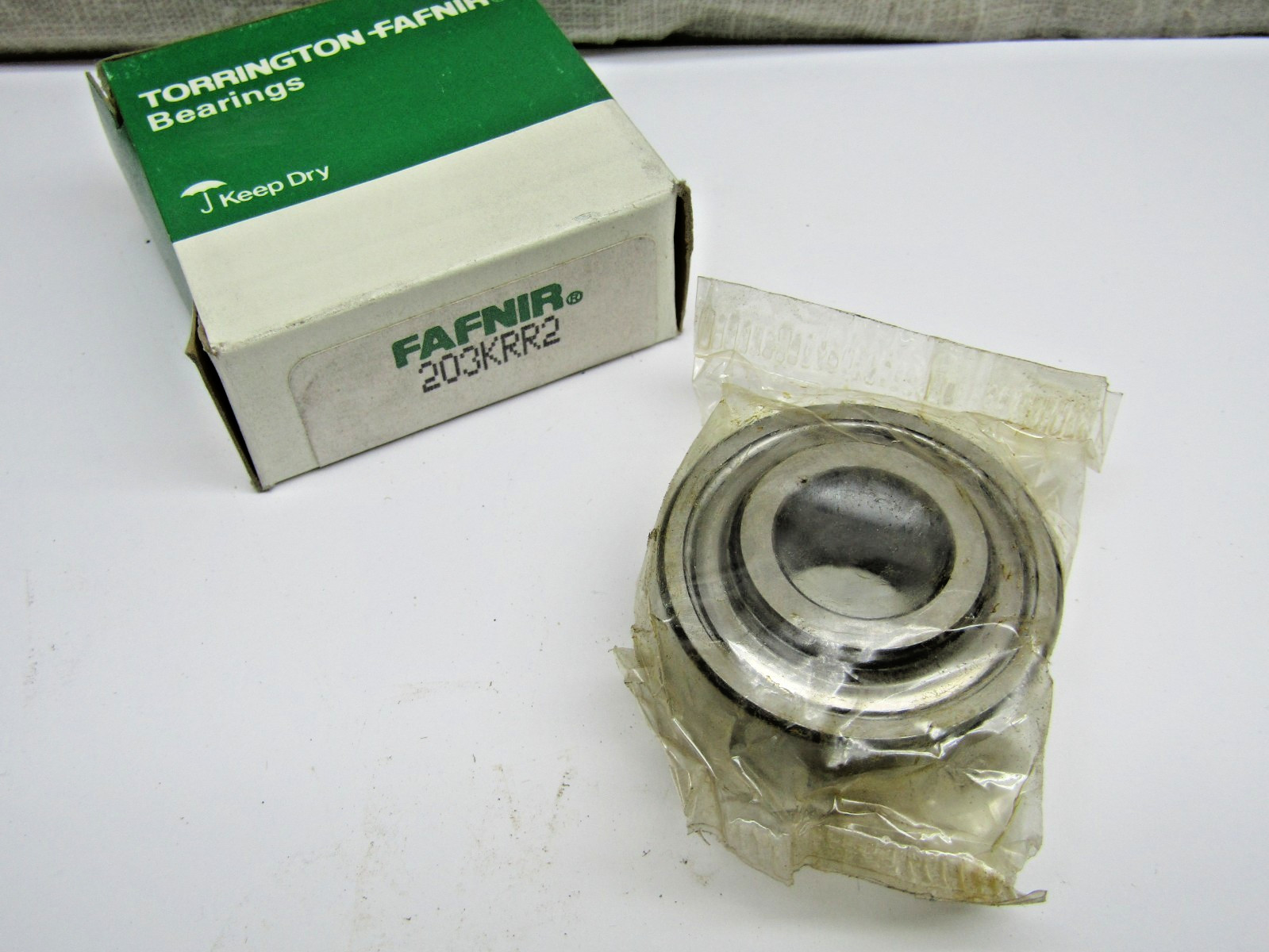 Fafnir 203KRR2 .64″ x 40mm x .72″ wide Metal Shielded Bearing
