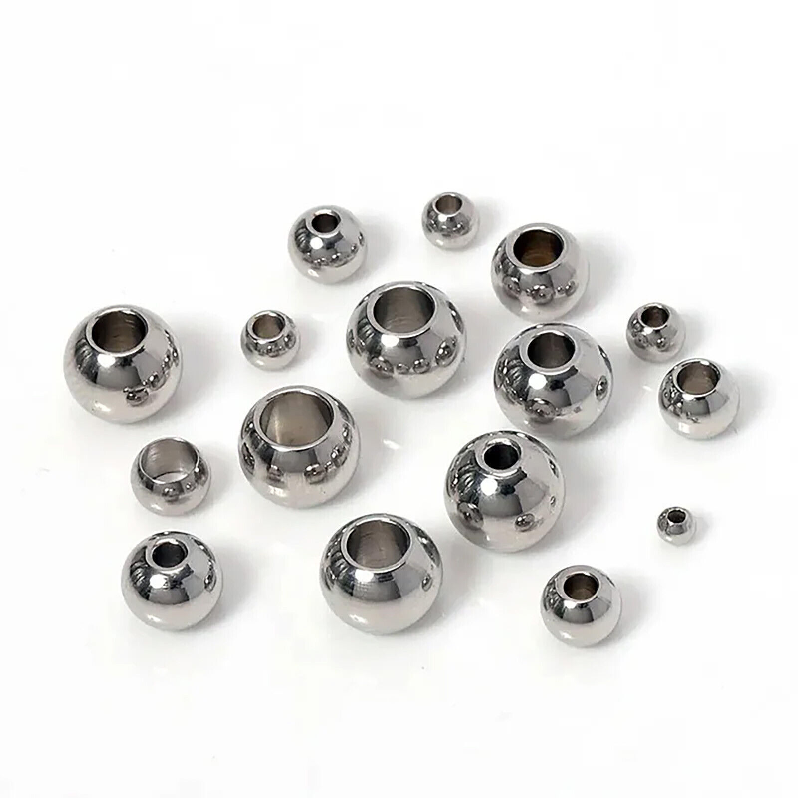 ball with hole Unthreaded, Christmas Decoration ball 0.04″~3″A2 Stainless steel