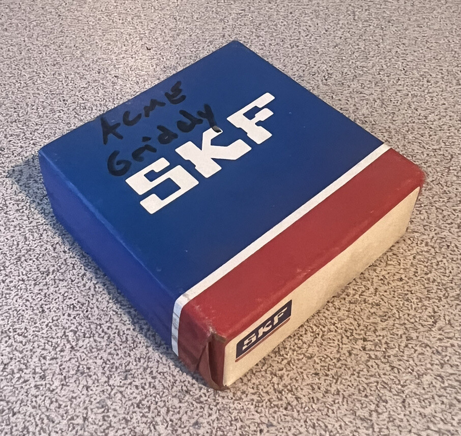 SKF 6206 2RSJEM Sealed Ball Bearing New Old Stock USA