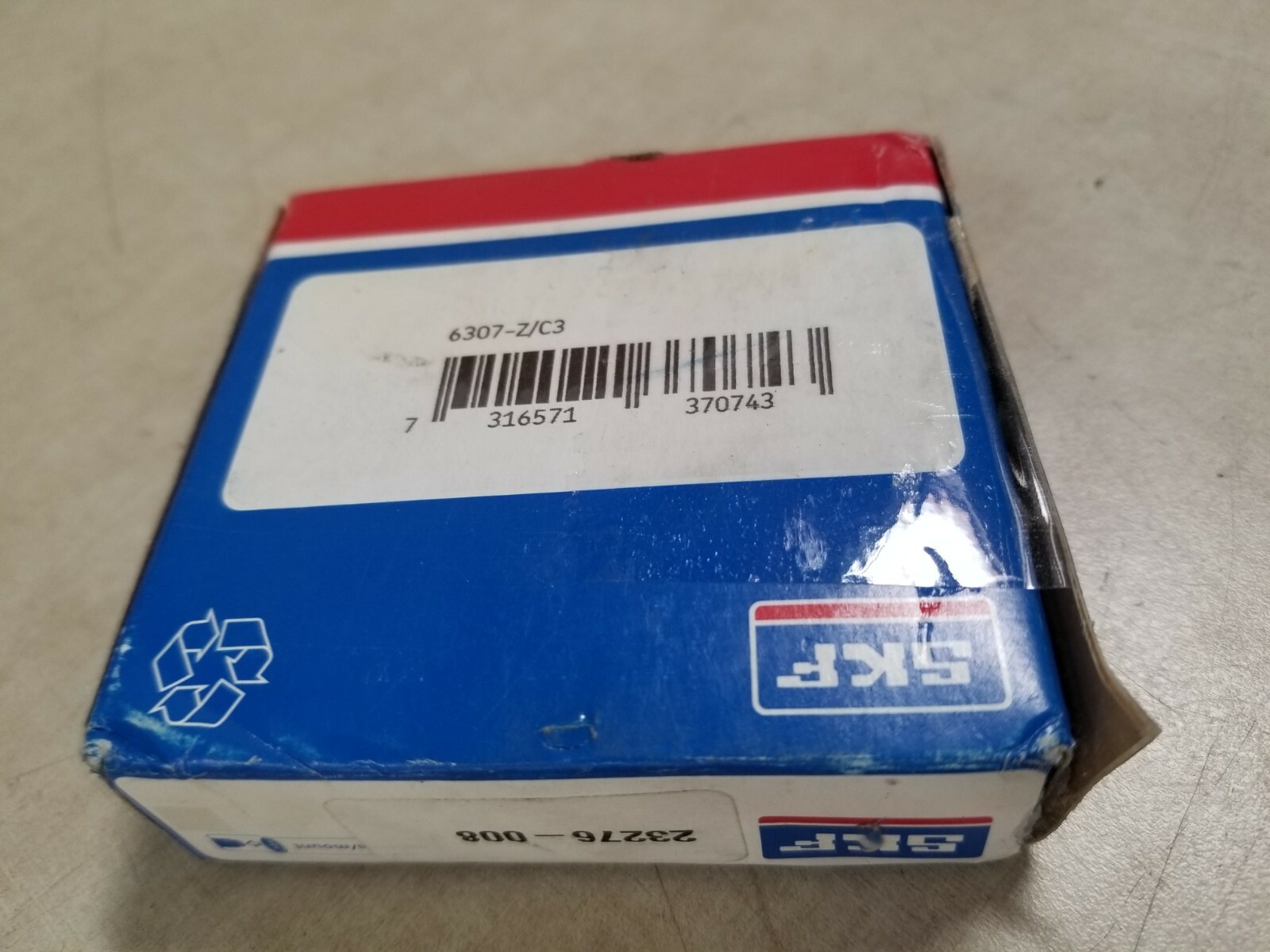 SKF 6307-Z/C3 SINGLE ROW BALL BEARINGS