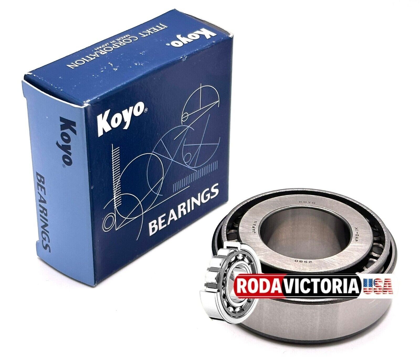 Koyo JAPAN 2580/2520 Tapered Roller Bearing Premium Brand 31.750×66.421×25.4mm