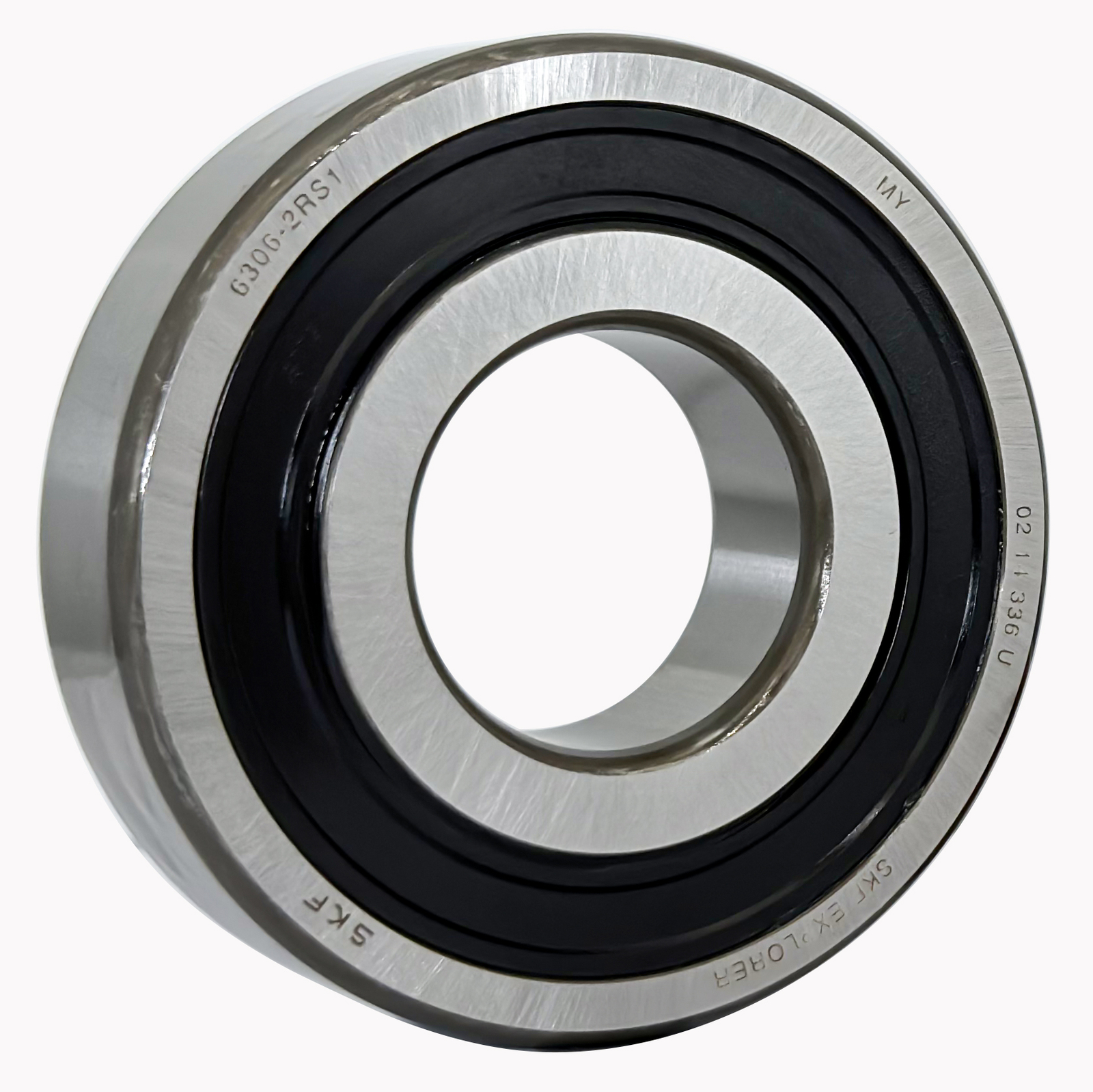 SKF 6306 2RS DEEP GROOVE BALL BEARING, RUBBER SEALED 30x72x19mm