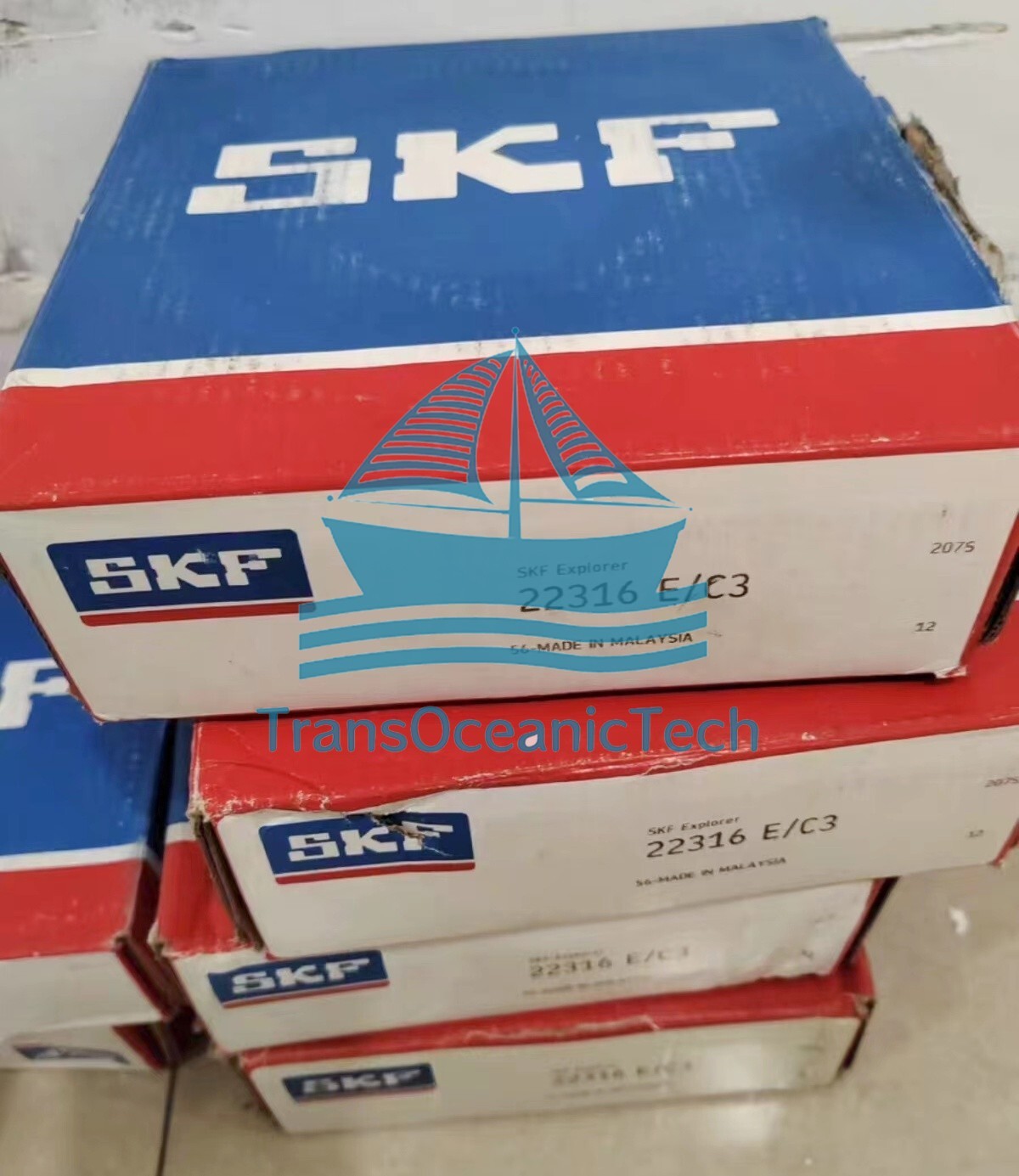 1X SKF 22316 E/C3 spherical roller bearing