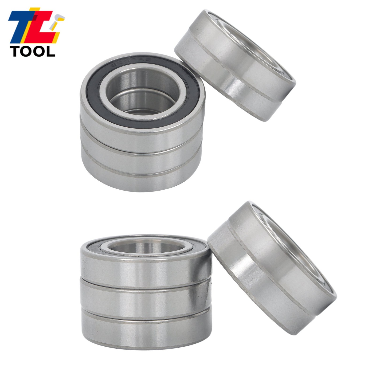 Industrial 6007-2RS Bearings 10pcs 35x62x14mm Double Sealed