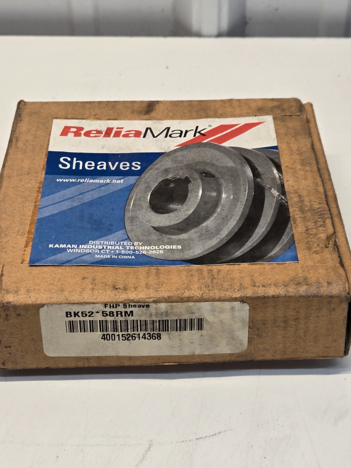 RELIAMARK BK52-58RM SHEAVE NEW IN BOX g7