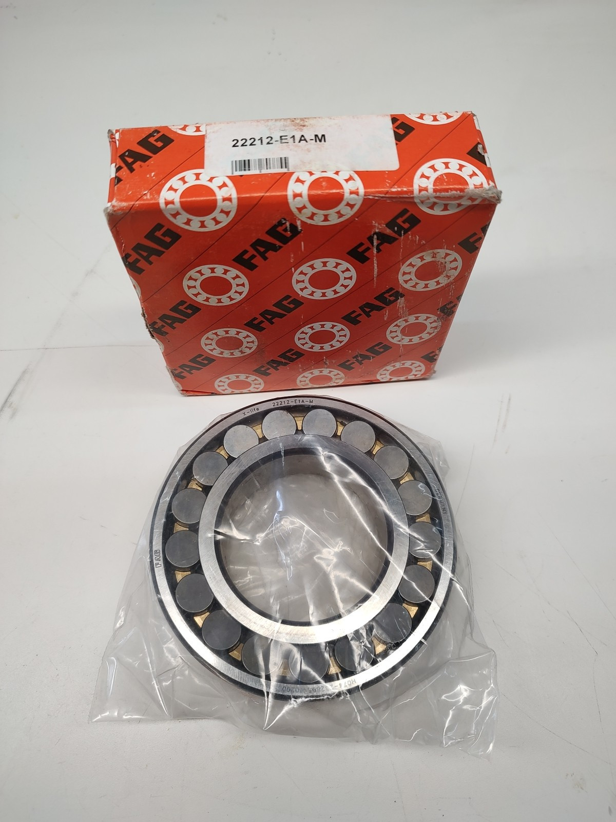 NEW FAG 22212 E1AM W33 Spherical Roller Bearing Straight Bore 60x110x28 Germany