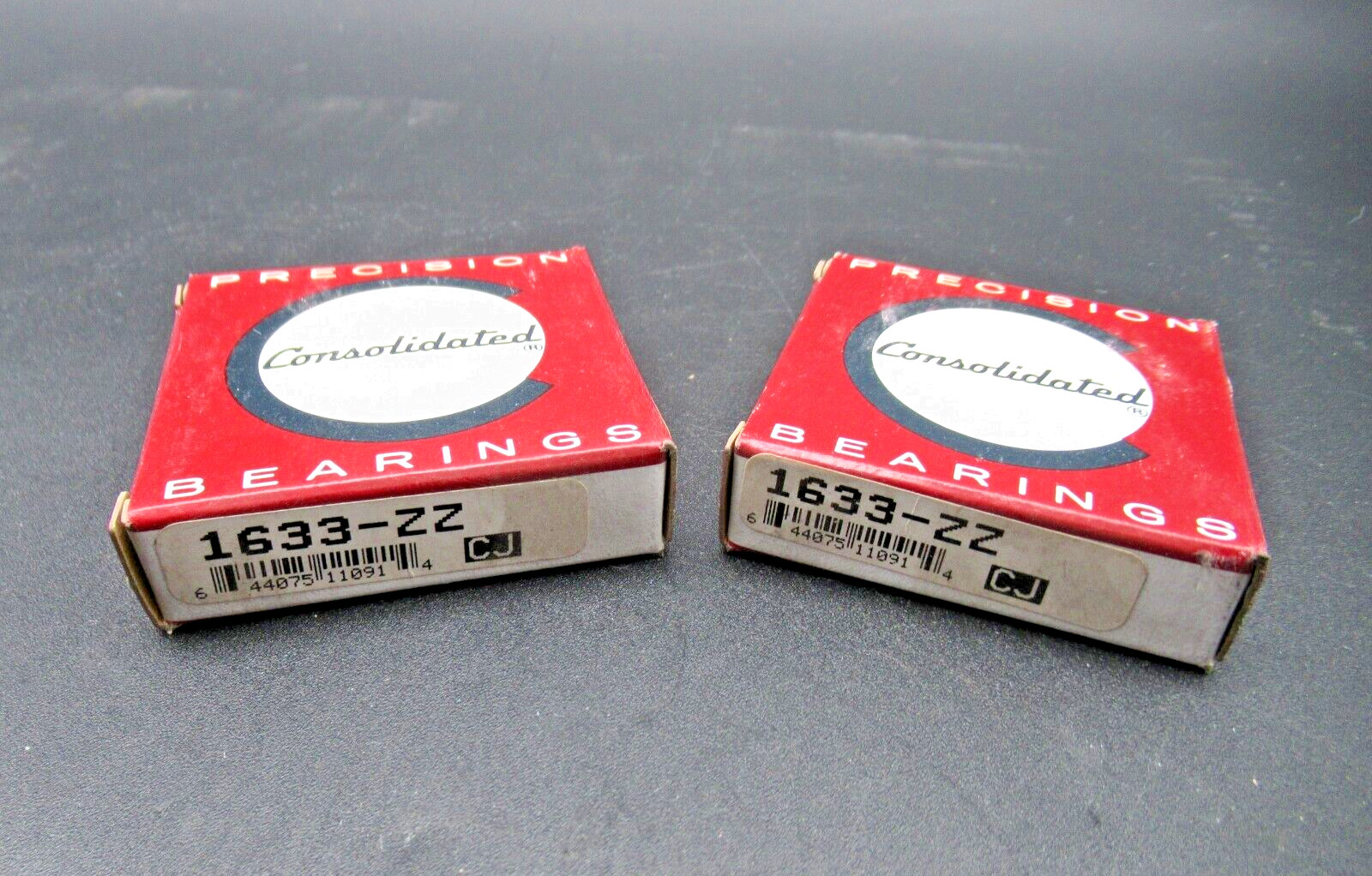 **2 Pack** Consolidated Bearings 1633-ZZ Shielded Deep Groove Ball Bearing NEW