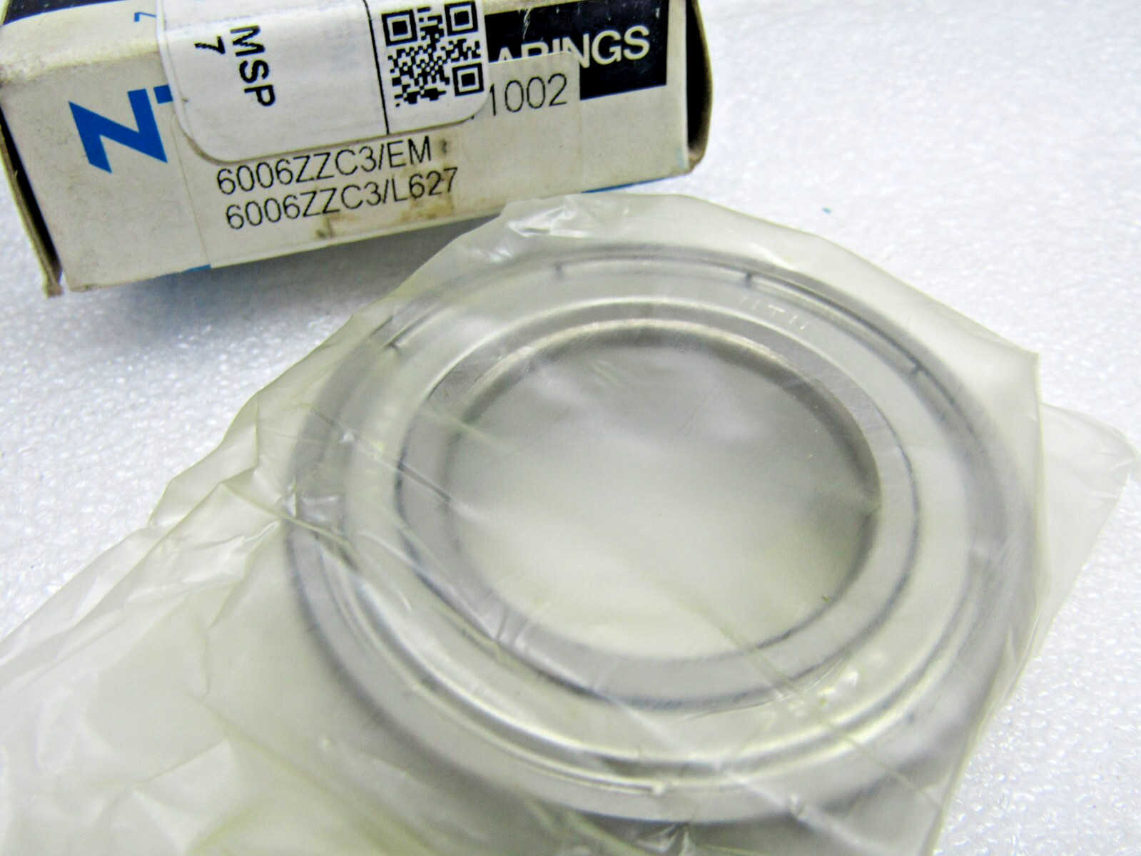 NTN 6006-ZZ C3 30mm X 55mm X 13mm Shielded Bearing