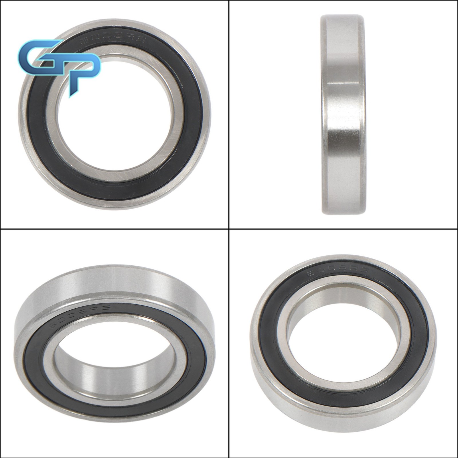 10pcs 6008-2RS 40x68x15mm Bearings Rubber Sealed Complete Set