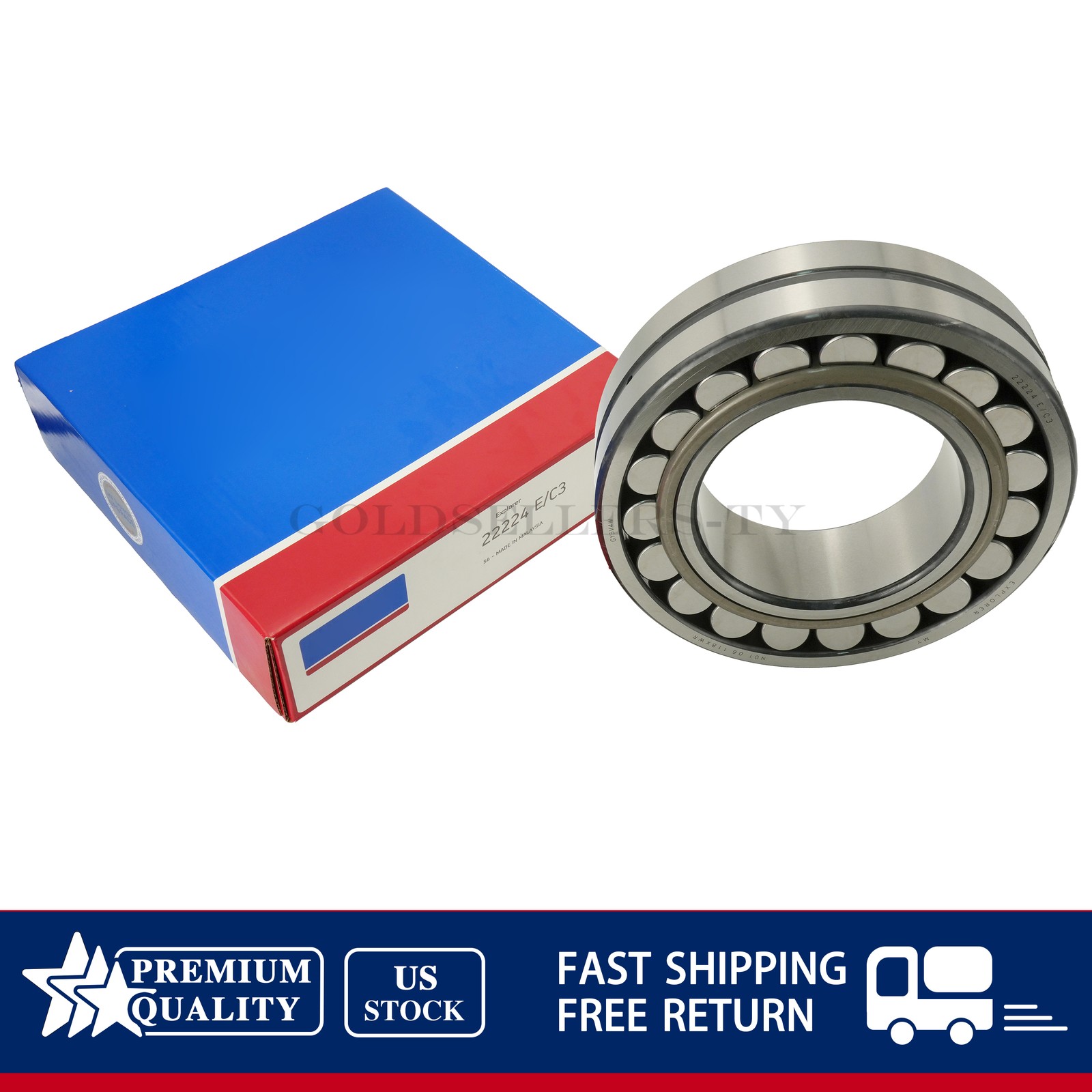 NEW For SKF Spherical Roller Bearing 22224 E/C3 120×215×58 mm