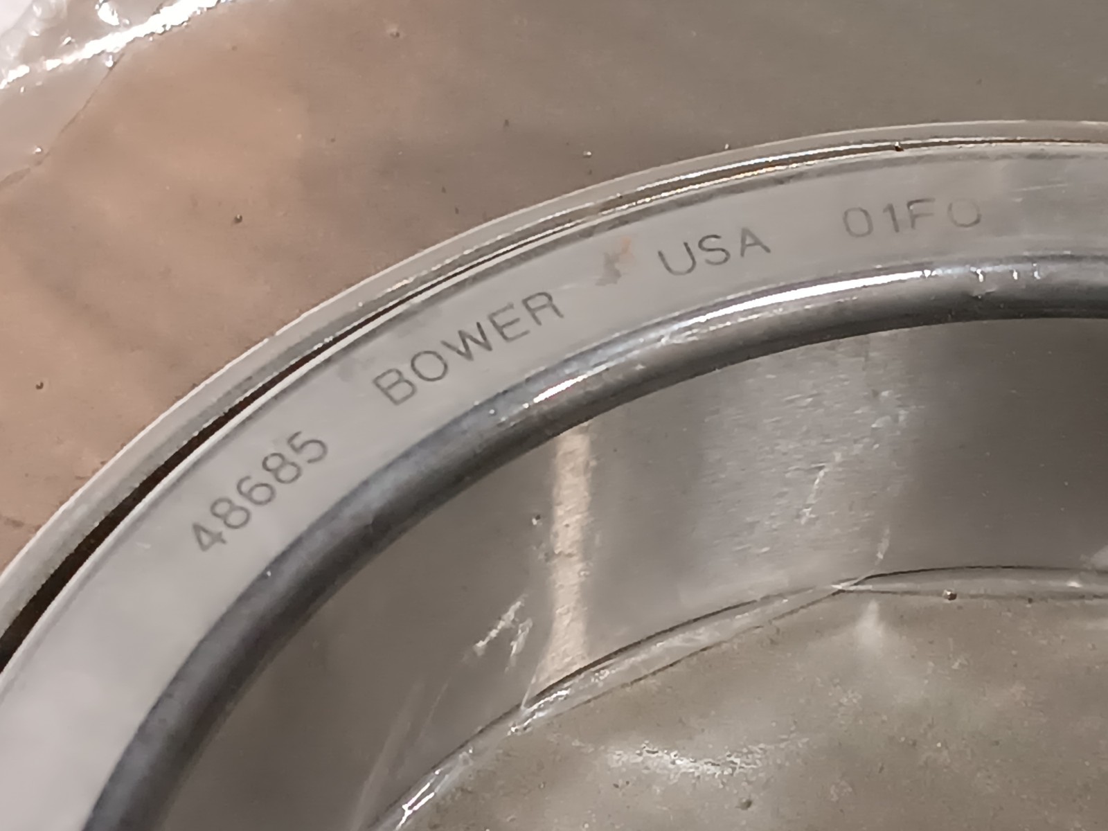 Bower 48685 tapered roller bearing cone, 5.625″ Bore, fits 48620 cup
