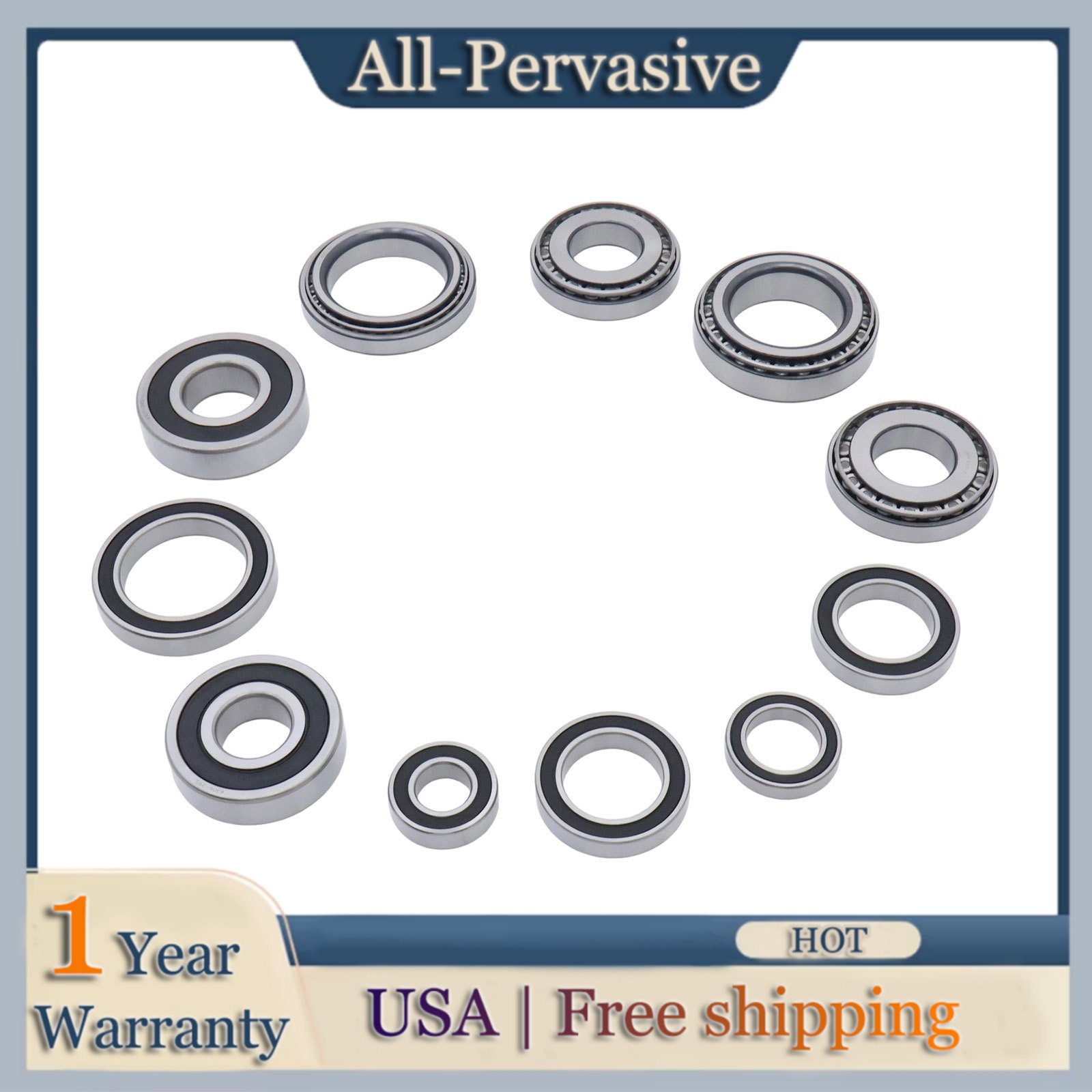 11Pcs NEW HF35 Transmission Set Of Bearings For C-max Fusion Lincoln Hybrid