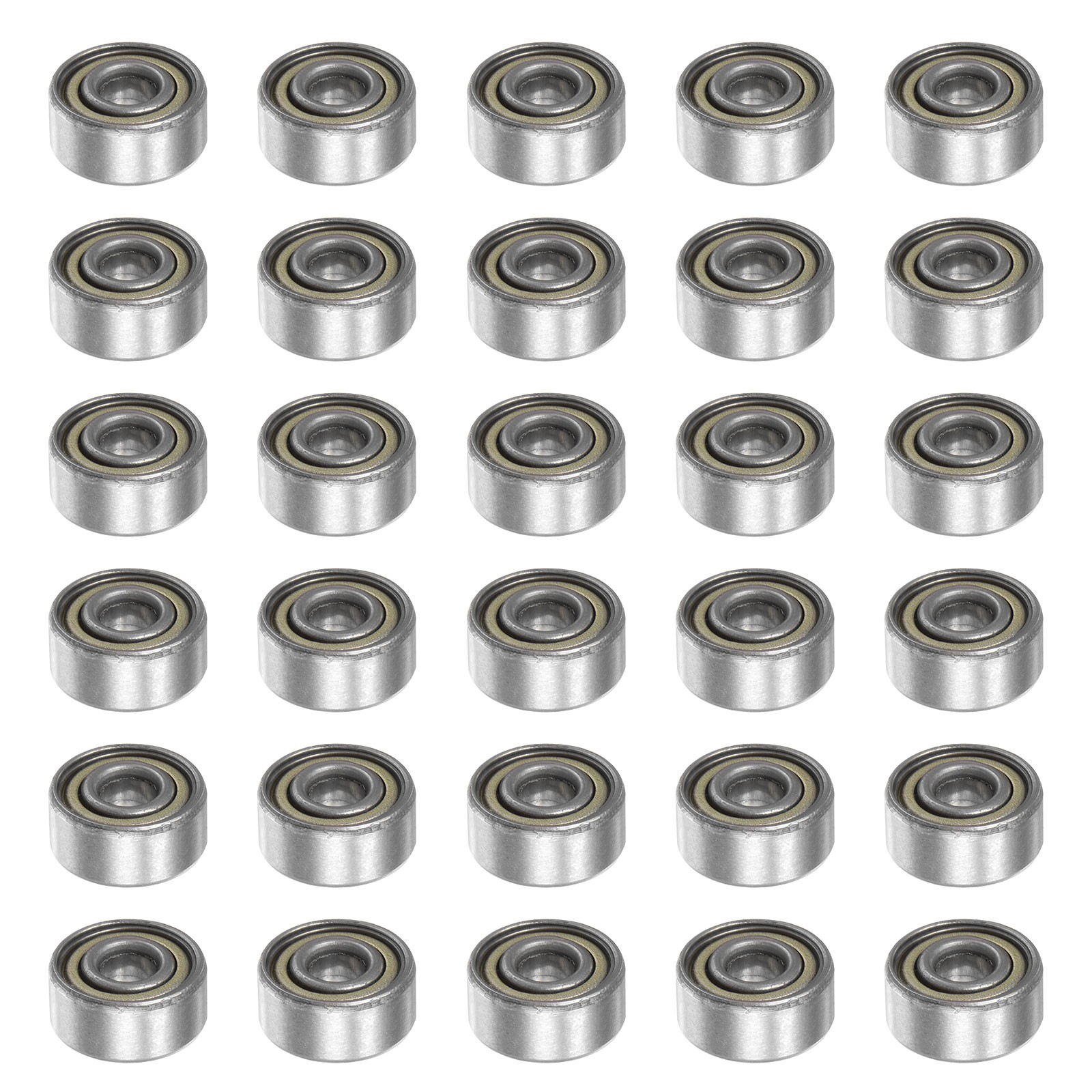 30pcs 603ZZ Miniature Ball Bearing 3x9x4mm Carbon Steel Double Shielded