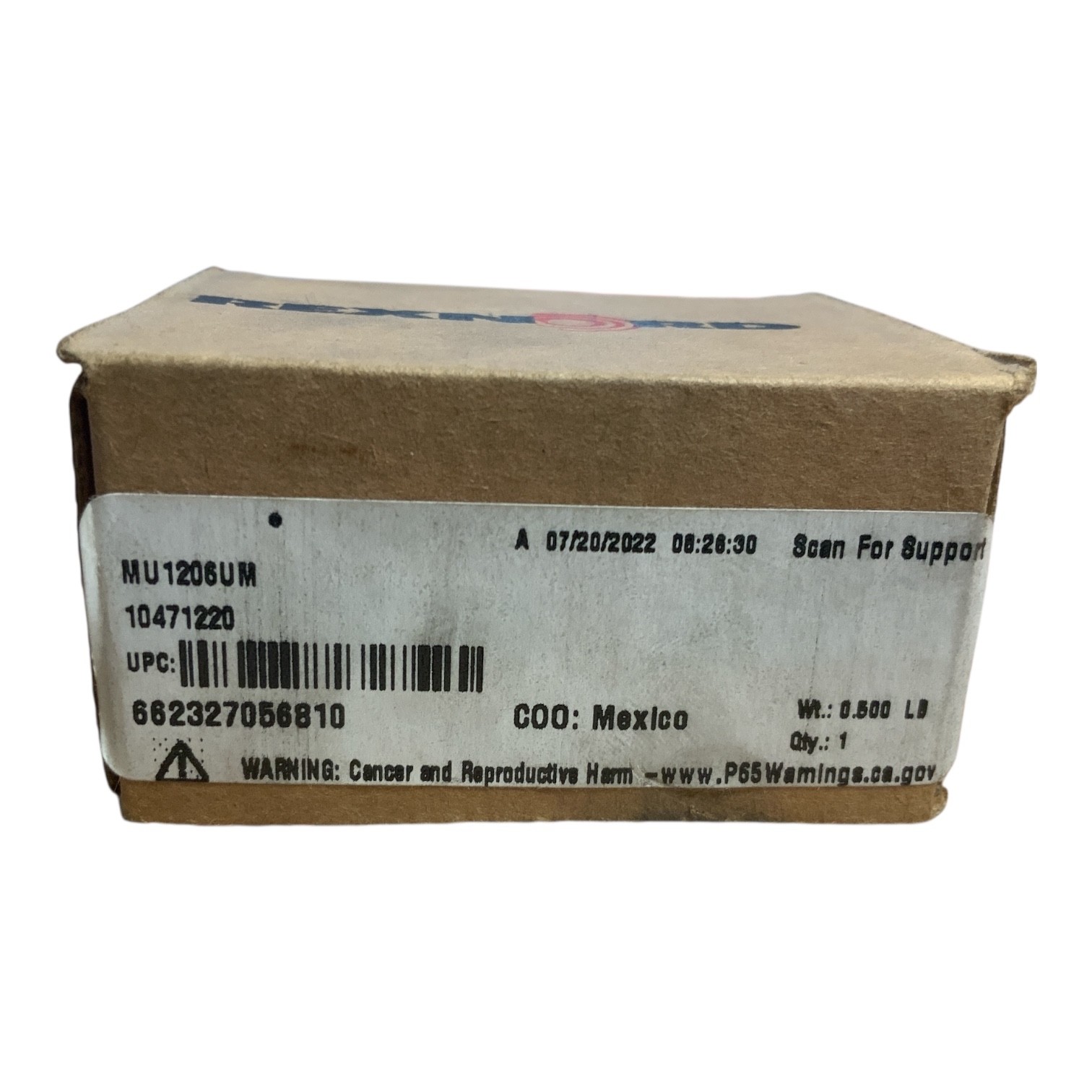 Rexnord Link-Belt MU1206UM Unmounted Bearings Cylindrical Roller Bearings