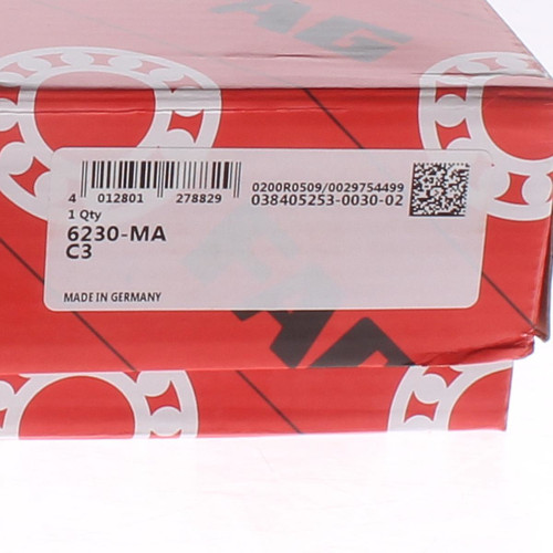 6230-MA-C3 FAG/Schaeffler Technologies 150 x 270 x 45 mm DEEP GR. BALL SINGLE…