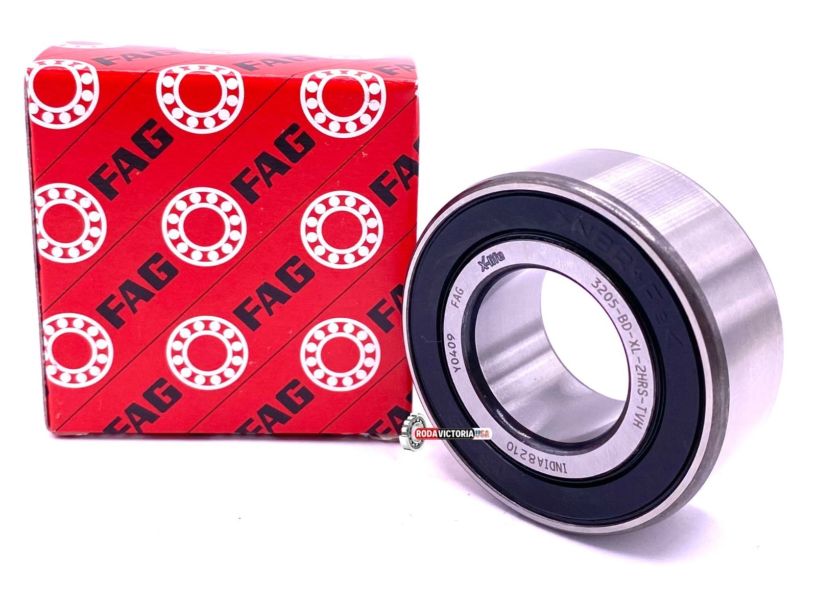 FAG 3205 BD XL 2HRS TVH C3 Angular Contact Ball Bearing 25x52x20.6 mm