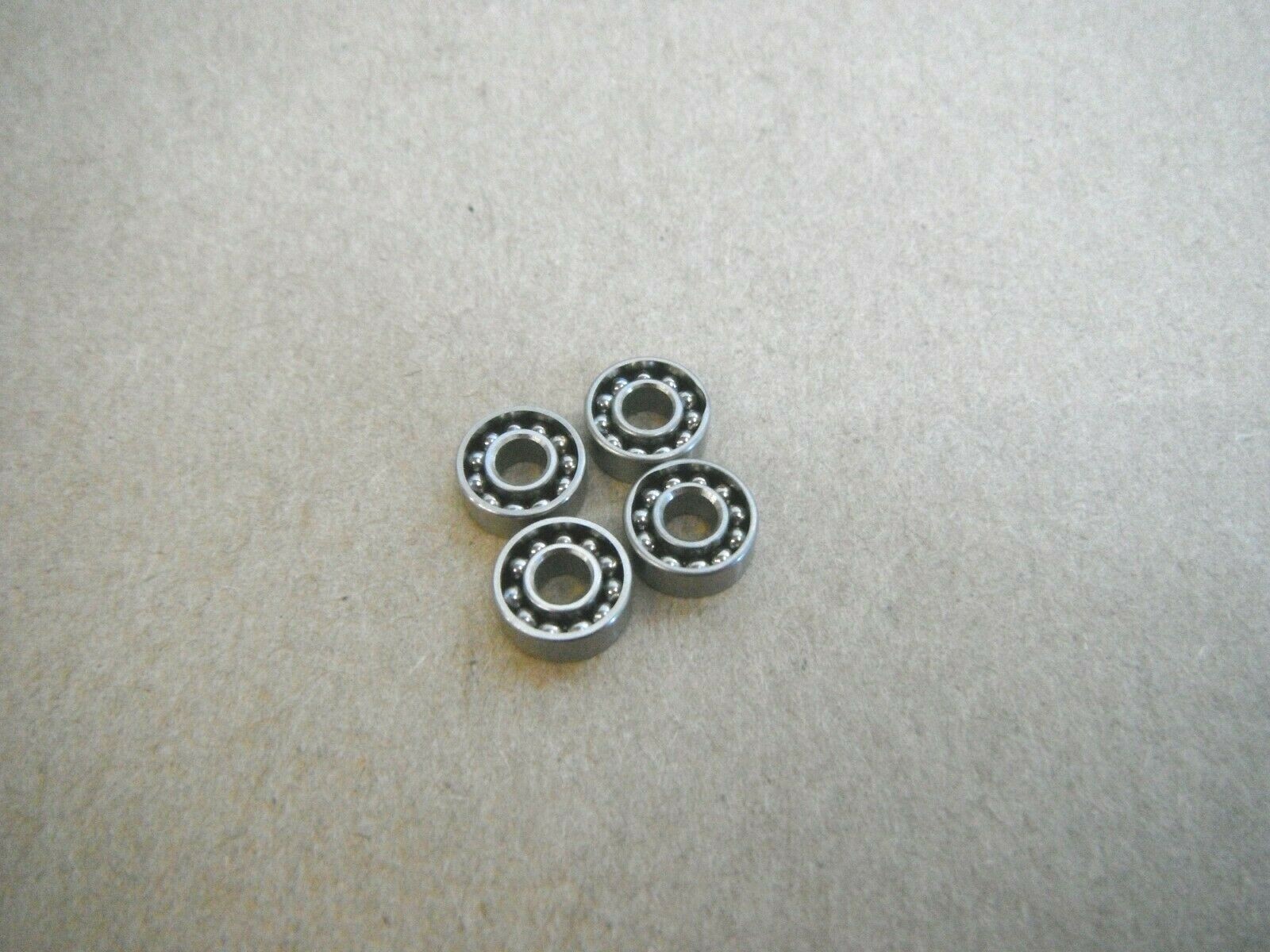 (Qty 4) R2-5 MINIATURE BALL BEARING 1/8X5/16X7/64