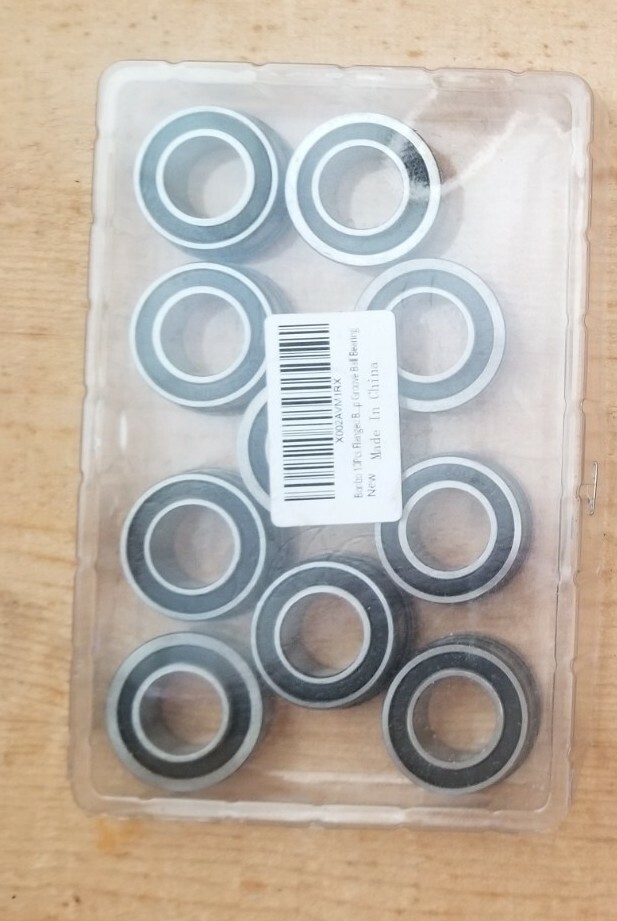 Lot of 10 6008-2RS 40mm X 68mm X 15mm Sealed Deep Groove Bearing