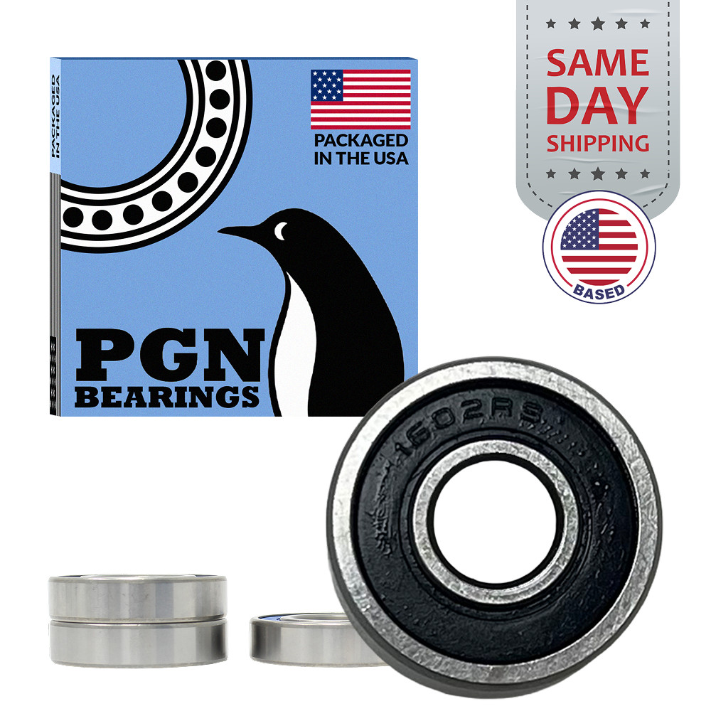 PGN (4 Pack) 1603-ZZ Bearing – Lubricated Chrome Steel Shielded Ball Bearing