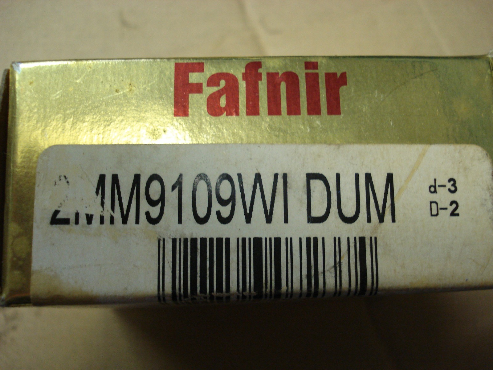 Set of 2, Fafnir SUPERPRECISION 2MM9109WI-DUH Bearing 45x75x16 mm