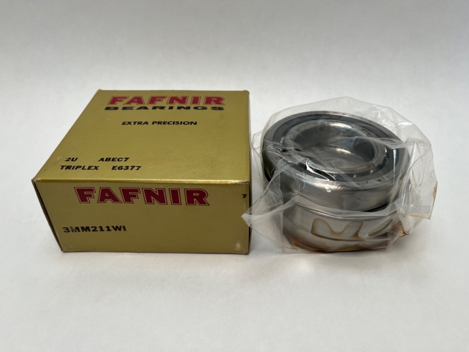 Fafnir 3MM211WI-TUL Angular Bearing 55x100x21 mm 7211A 3MM-211-WI-CR-TUL 3Pcs