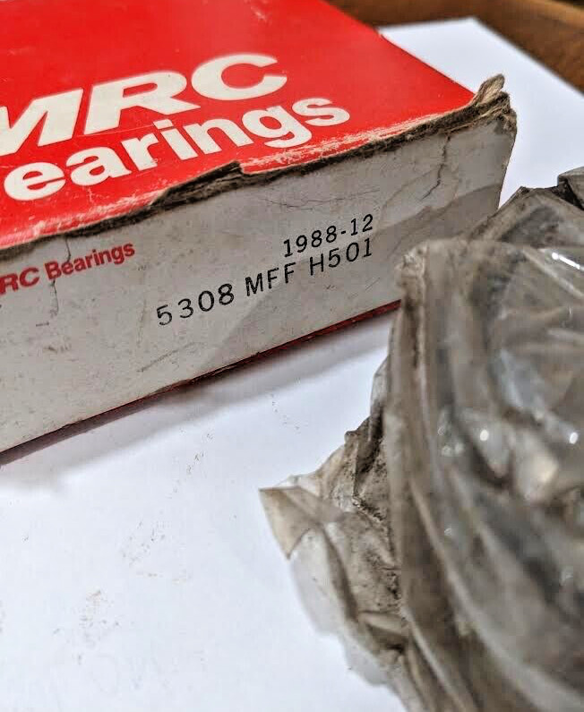 MRC 5308MFF H501 Double Row Ball Bearing Double Shielded Steel, New SKF 5308 E2Z