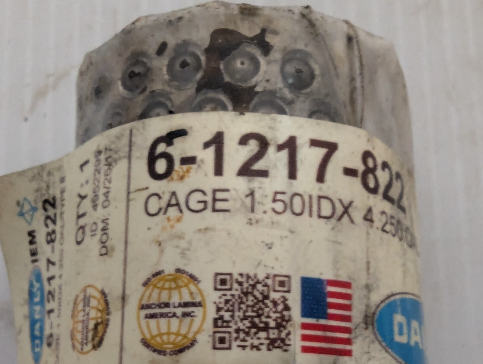 Danly 6-1217-822 Ball Bearing Cage 1.50IDX 4.250 OAL-TYPE II