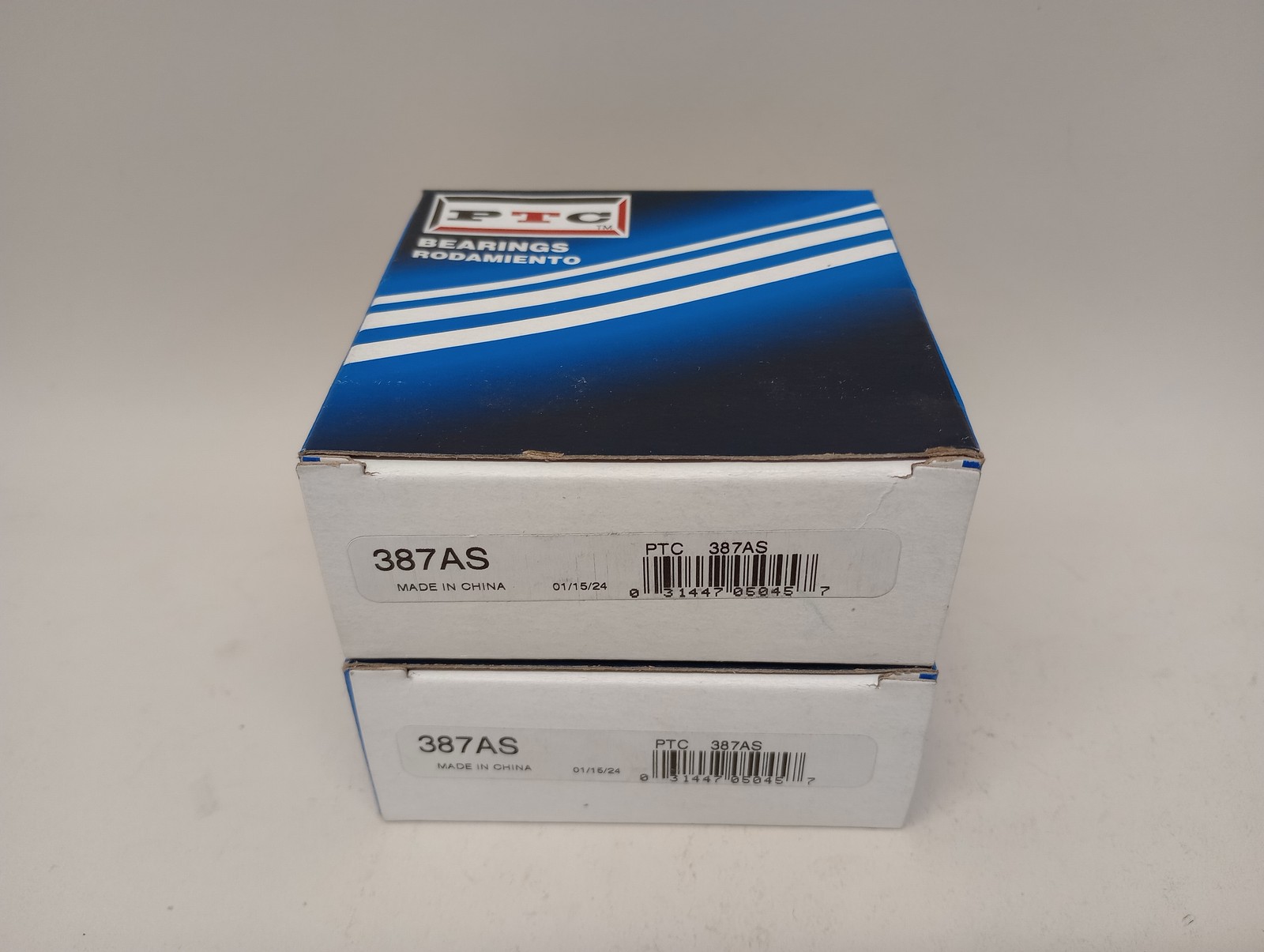 PTC 387AS Tapered Roller Bearing Cone PT387AS 2.250″ Bore (Pack of 2)