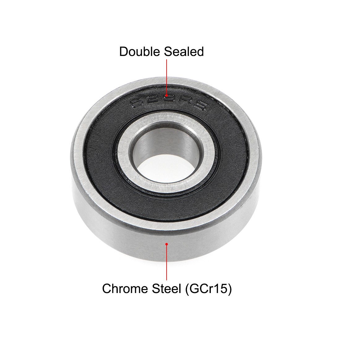 629-2RS Ball Bearing 9x26x8mm Double Sealed ABEC-3 Bearings 5pcs