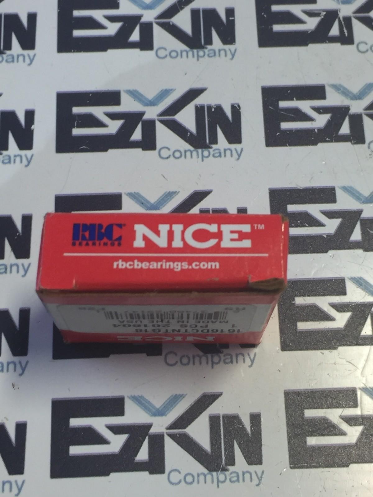 RBC Bearings 1616DCTNTG18 Nice™ Ball Bearing, Bore 1/2″