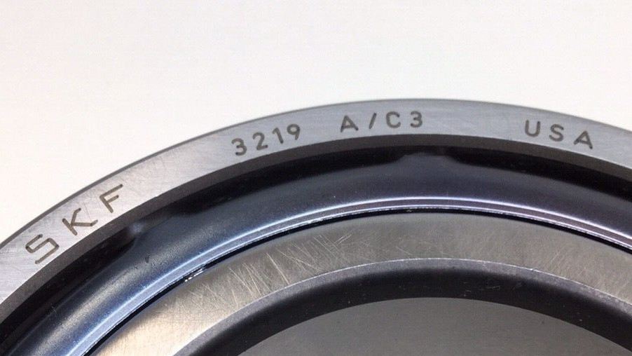 SKF 3219 A/C3 Angular Contact Ball Bearing 95mm ID X 170mm OD X 55.6mm Wide
