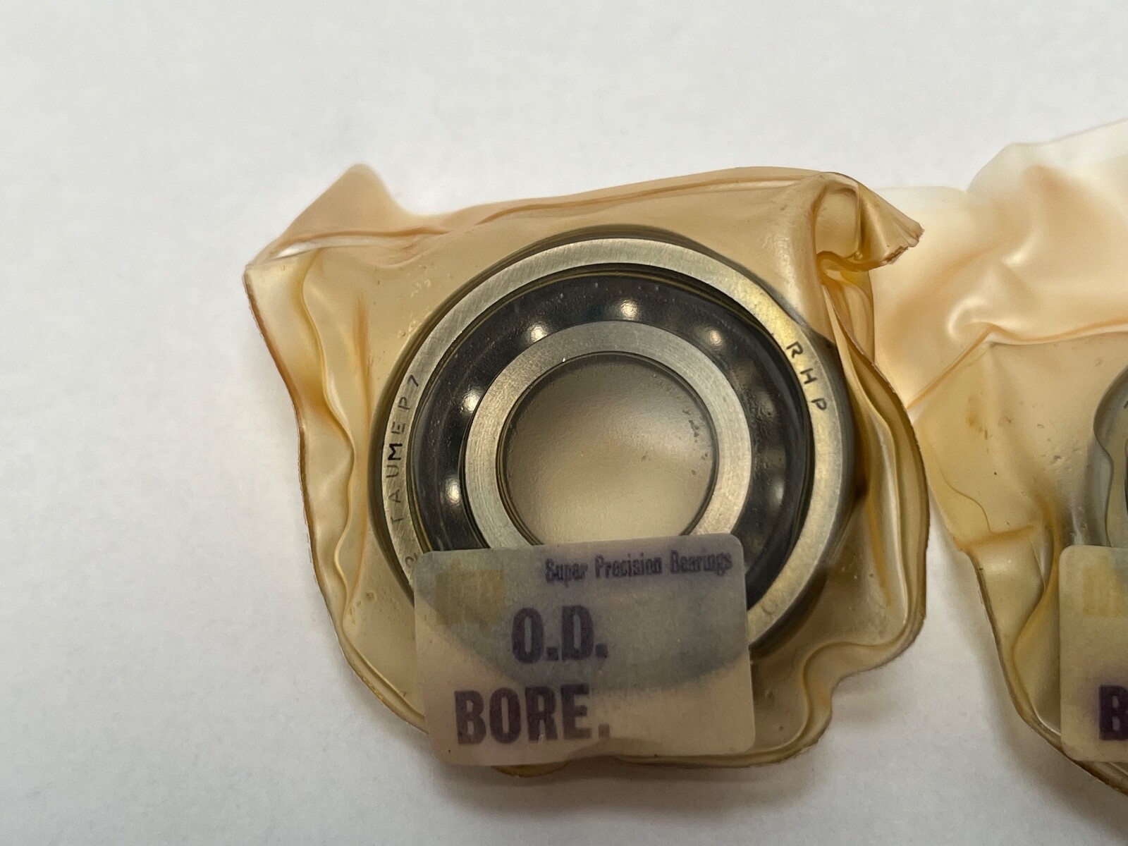 RHP 7203CTDUMP4 Angular Bearing 17x40x12 mm 7203C 7203-C-T-DUM-P4 England 2 Pcs