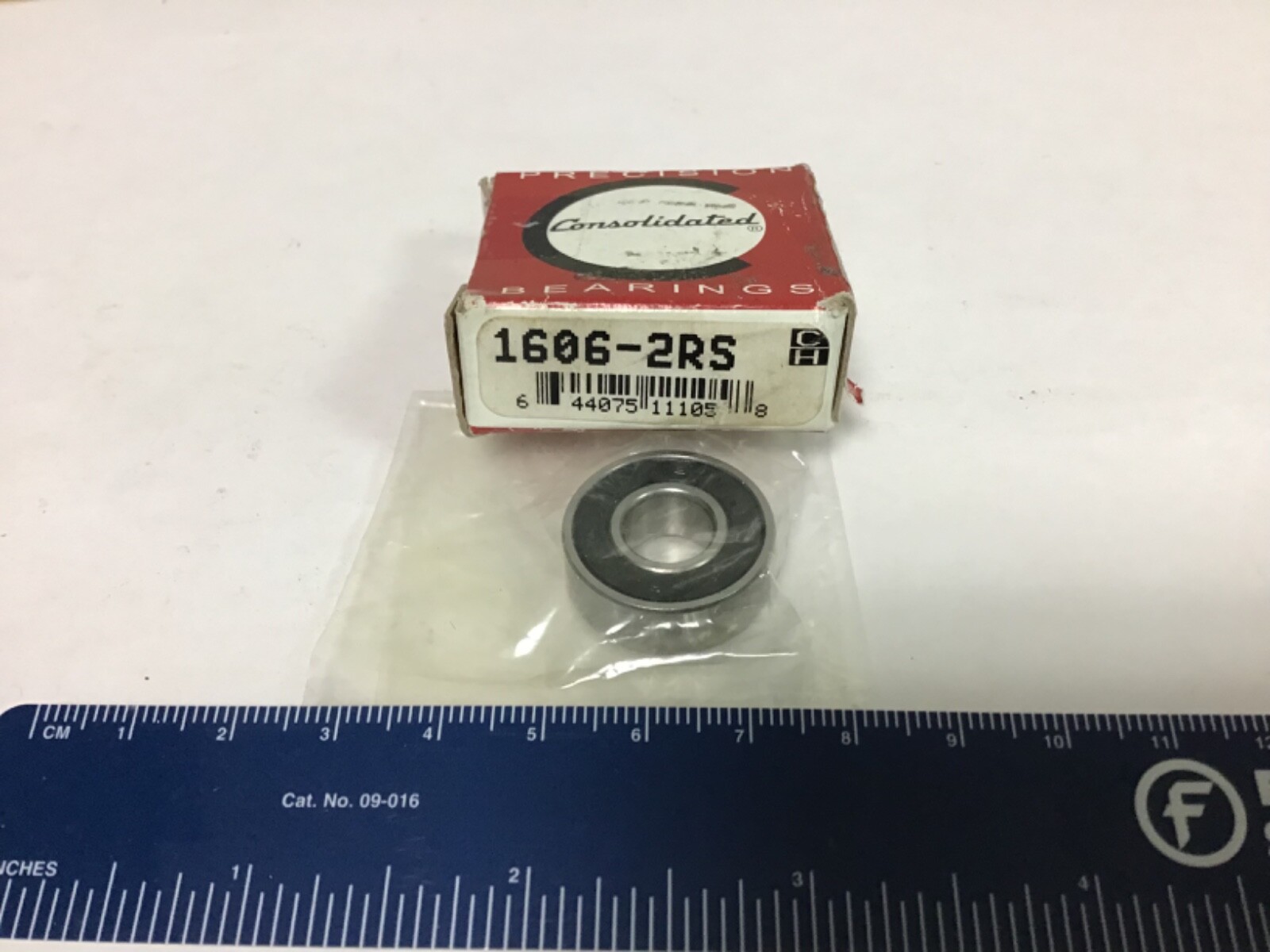 New Consolidated 1606-2RS Ball Bearing, 3/8″ ID, 29/32″ OD, 5/16″ Width