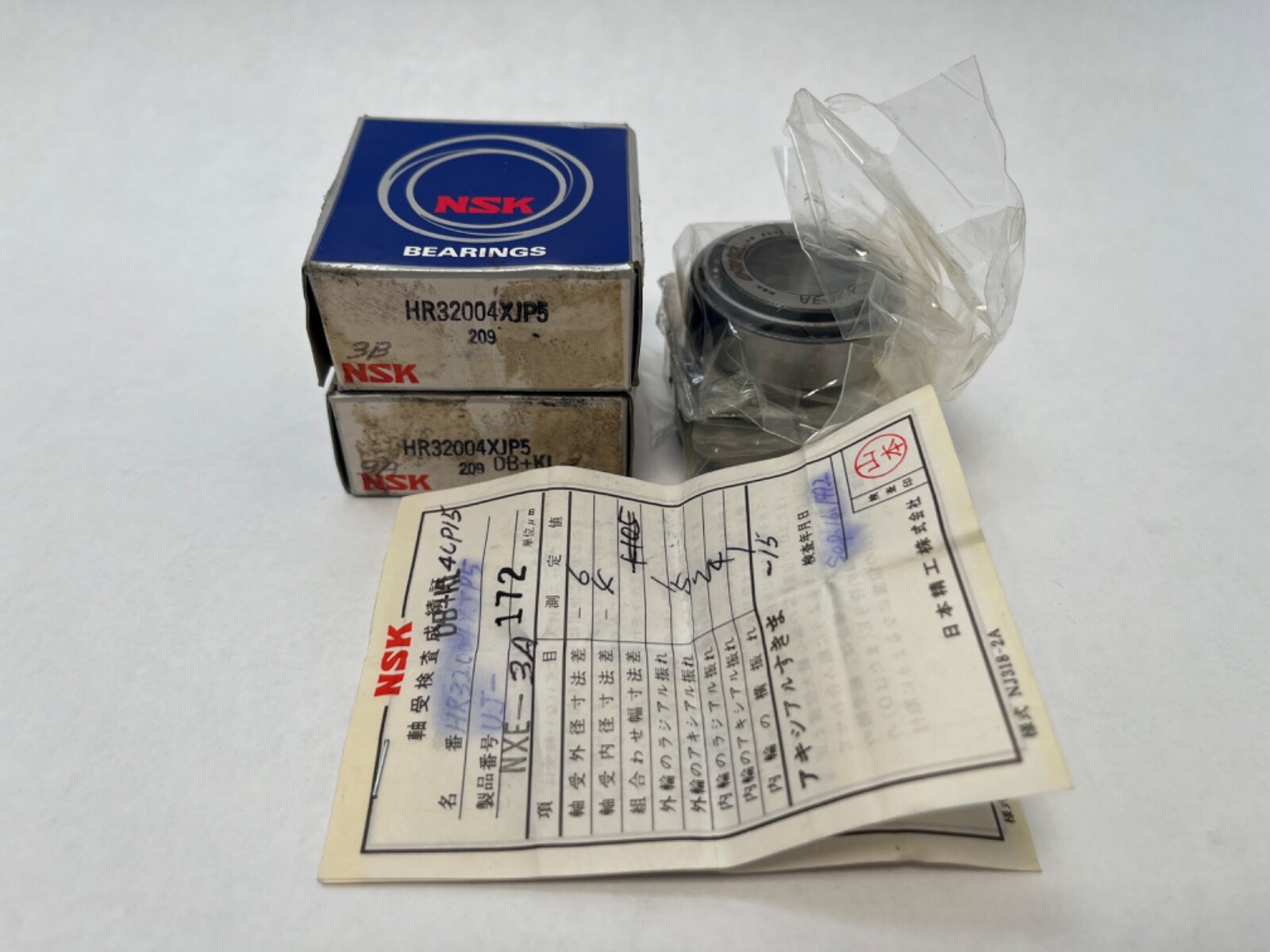 NSK HR32004XJP5DB+KL Bearing Dual Cone&Cup HR-32004-XJ-P5 20mm ID 42mm OD