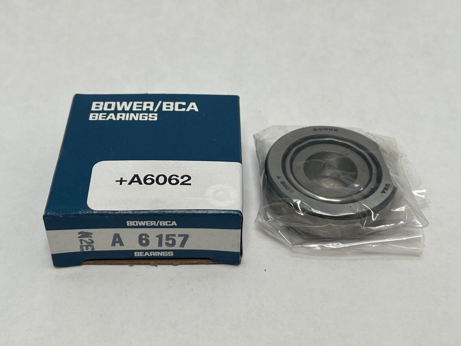 Bower A6062/A6157 Taper Bearing Cone & Cup 5/8″ ID 1.575″ OD A-6062 A-6157 USA