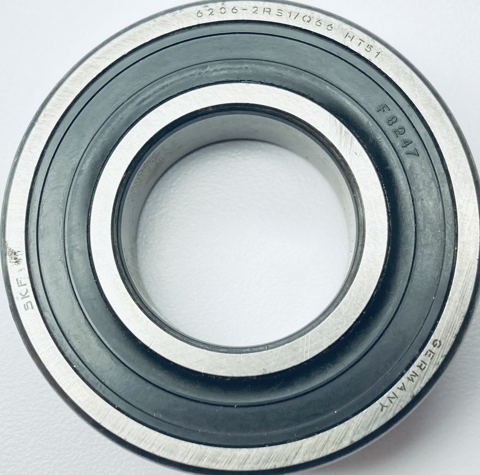 UNUSED SKF 6206-2RS1/Q66 HT51 SEALED BALL BEARING 30mmID 62mmOD 16mmW