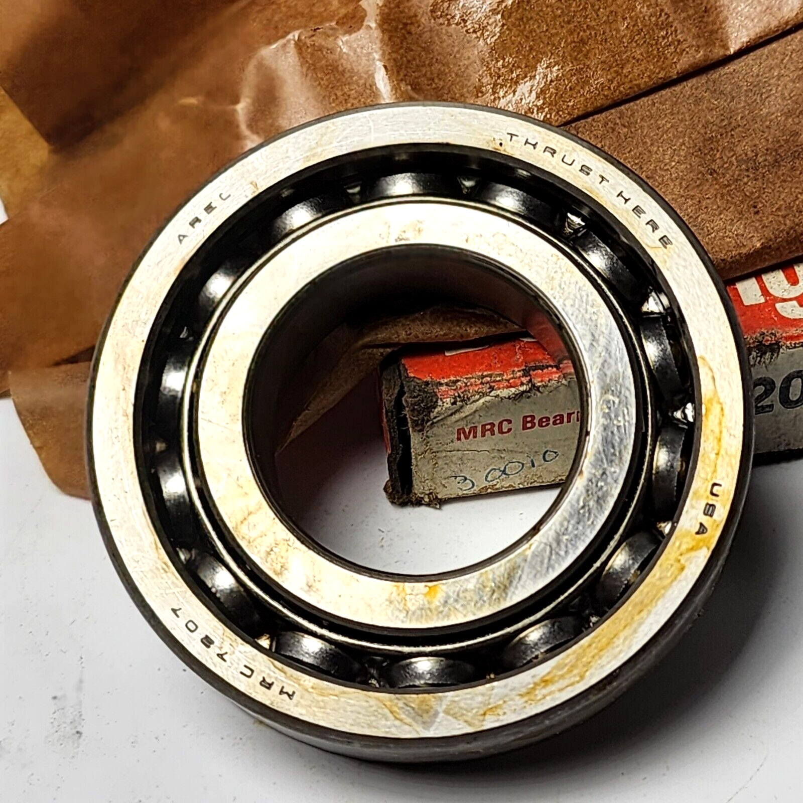 TRW / MRC 7207DU ANGULAR CONTACT BALL BEARING 35 mm Bore, 72 mm OD, 17 mm Width