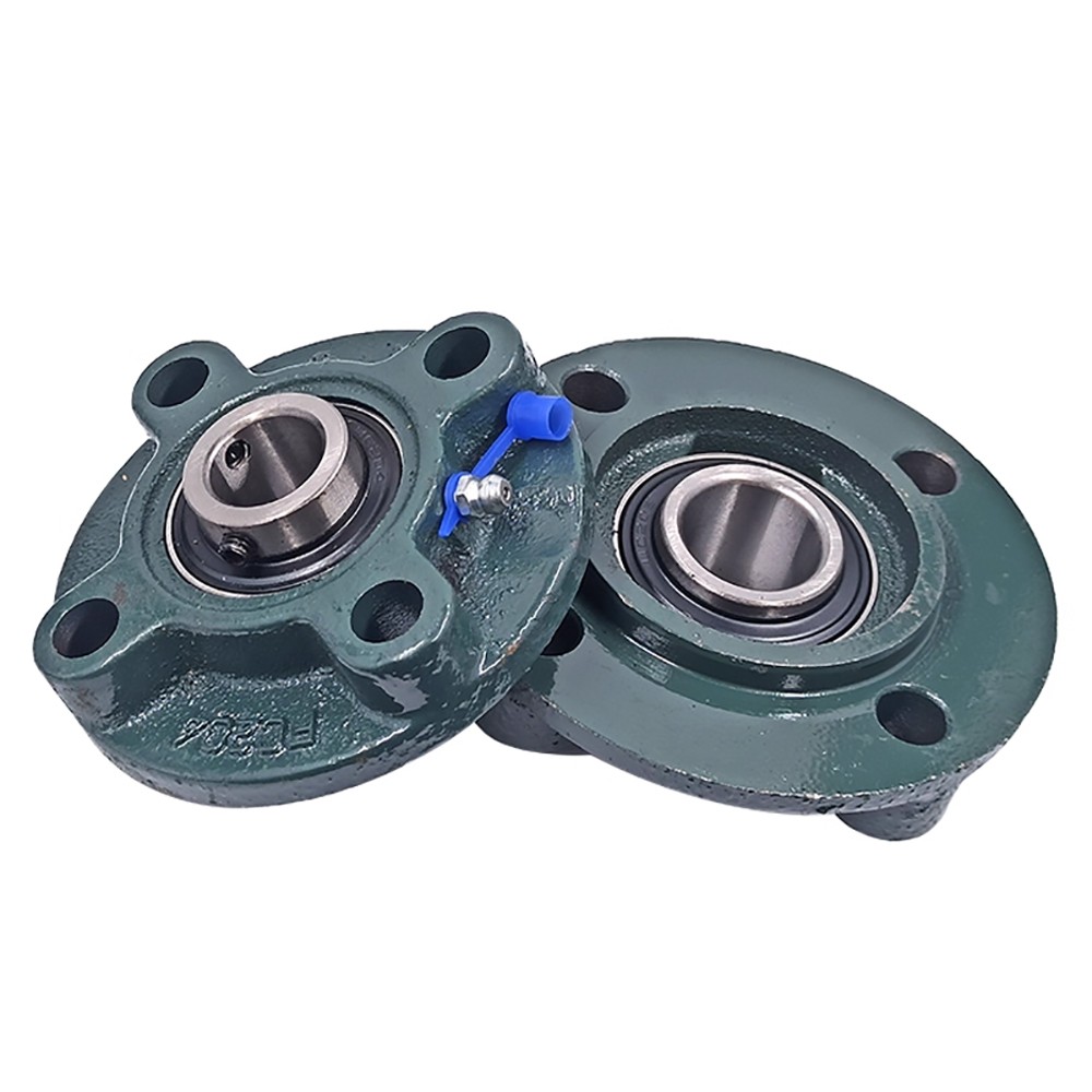 UCFC204 205 206 207-216 CAST IRON FLANGE SELF LUBE BEARING METRIC**CHOOSE SIZE**