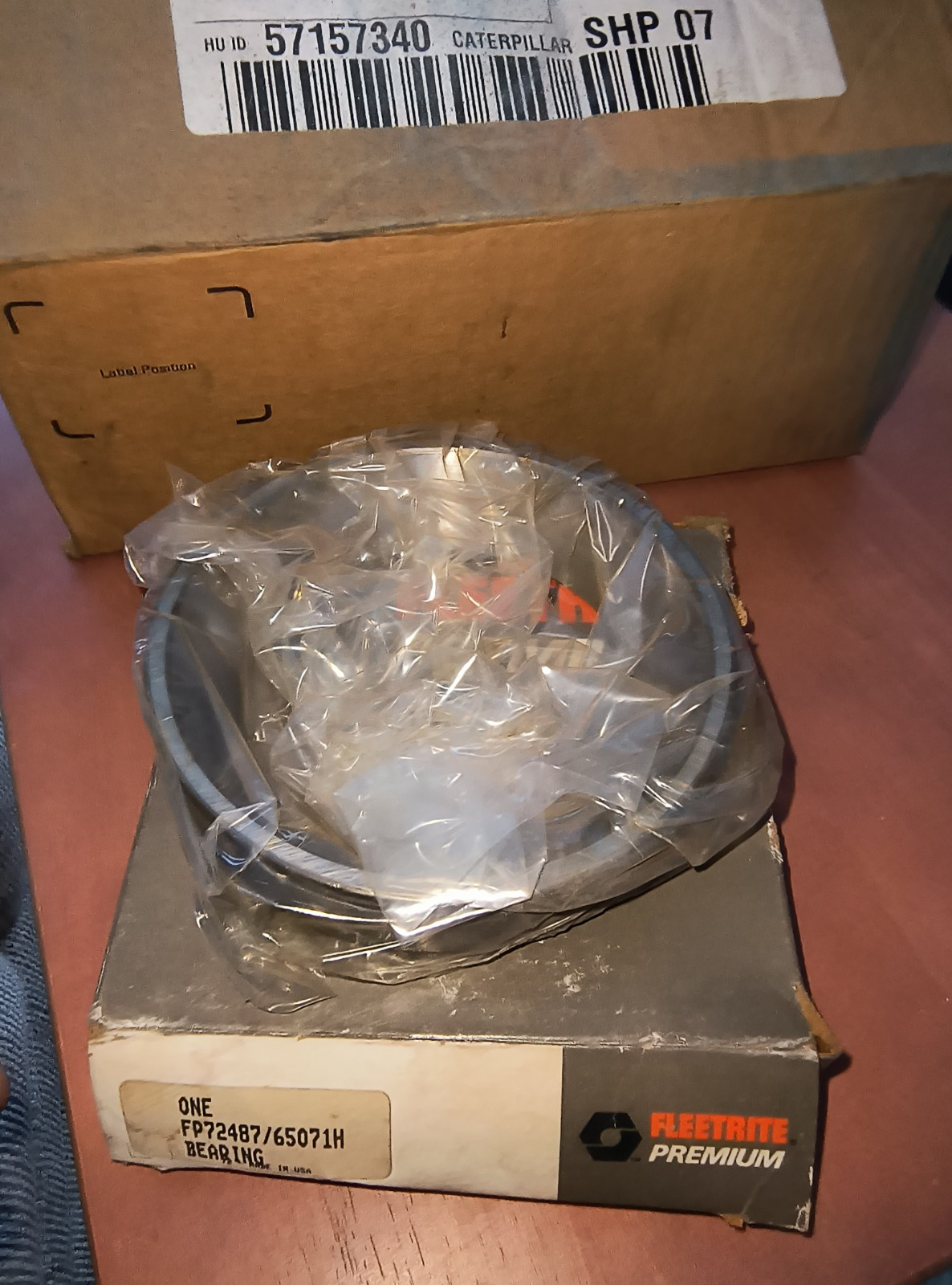 FLEETRITE PREMIUM NavistarInternational 72487 Bearing Race 65071-H Race Cup NOS