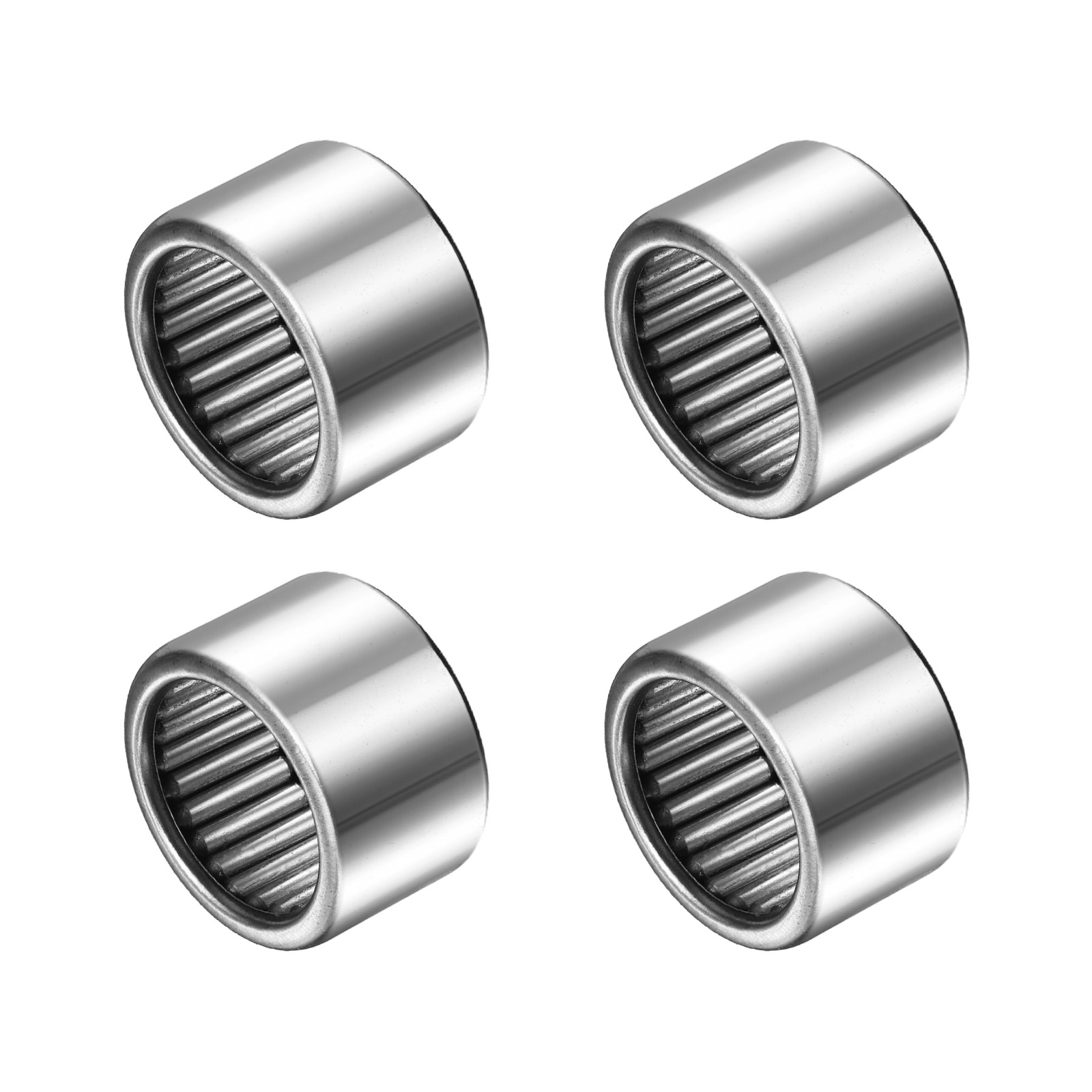 4pcs B1210 Needle Roller Bearings, 3/4 x 1 x 5/8″ Chrome Steel Open End
