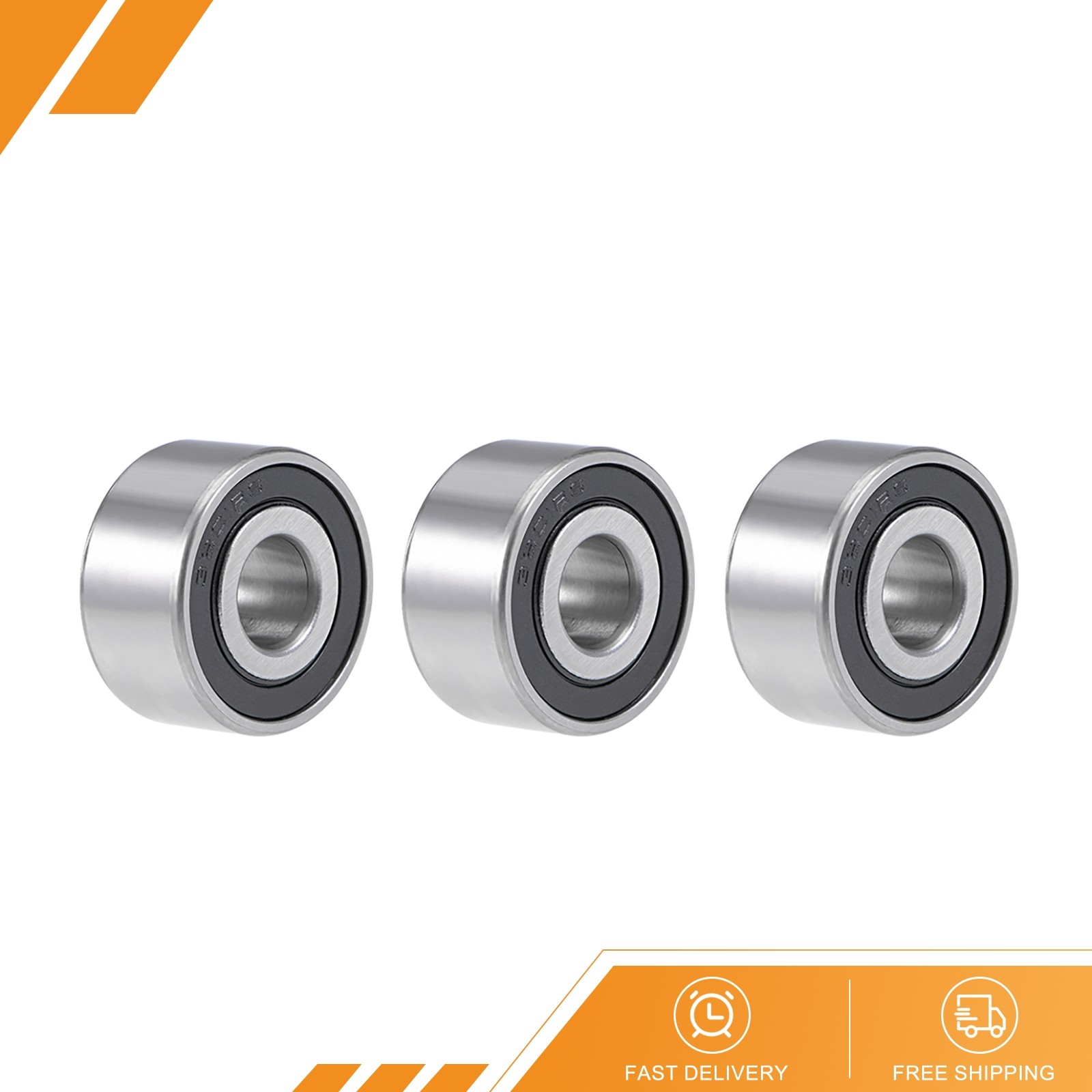 3pack 3201-2RS Angular Contact Ball Bearing 12x32x15.9mm Sealed Bearing