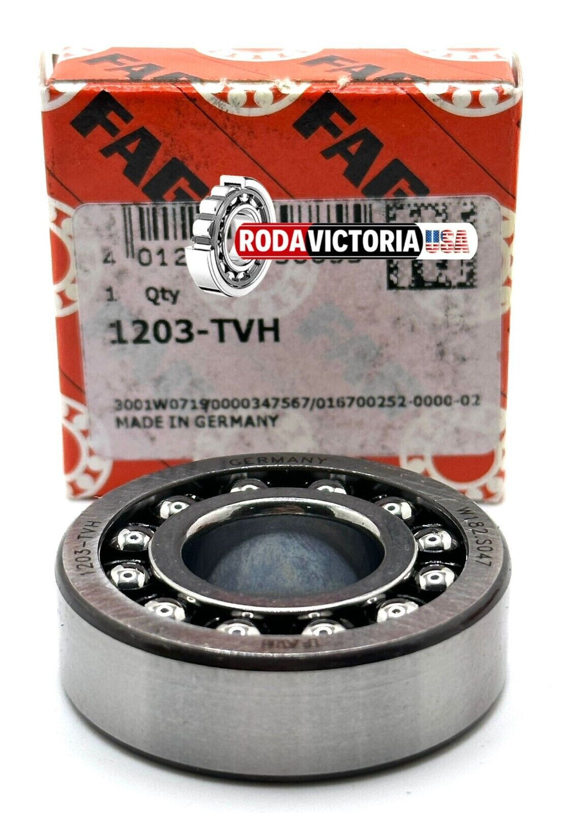 FAG 1203 TVH Self-Aligning DOUBLE ROW BALL BEARING 17x40x12mm