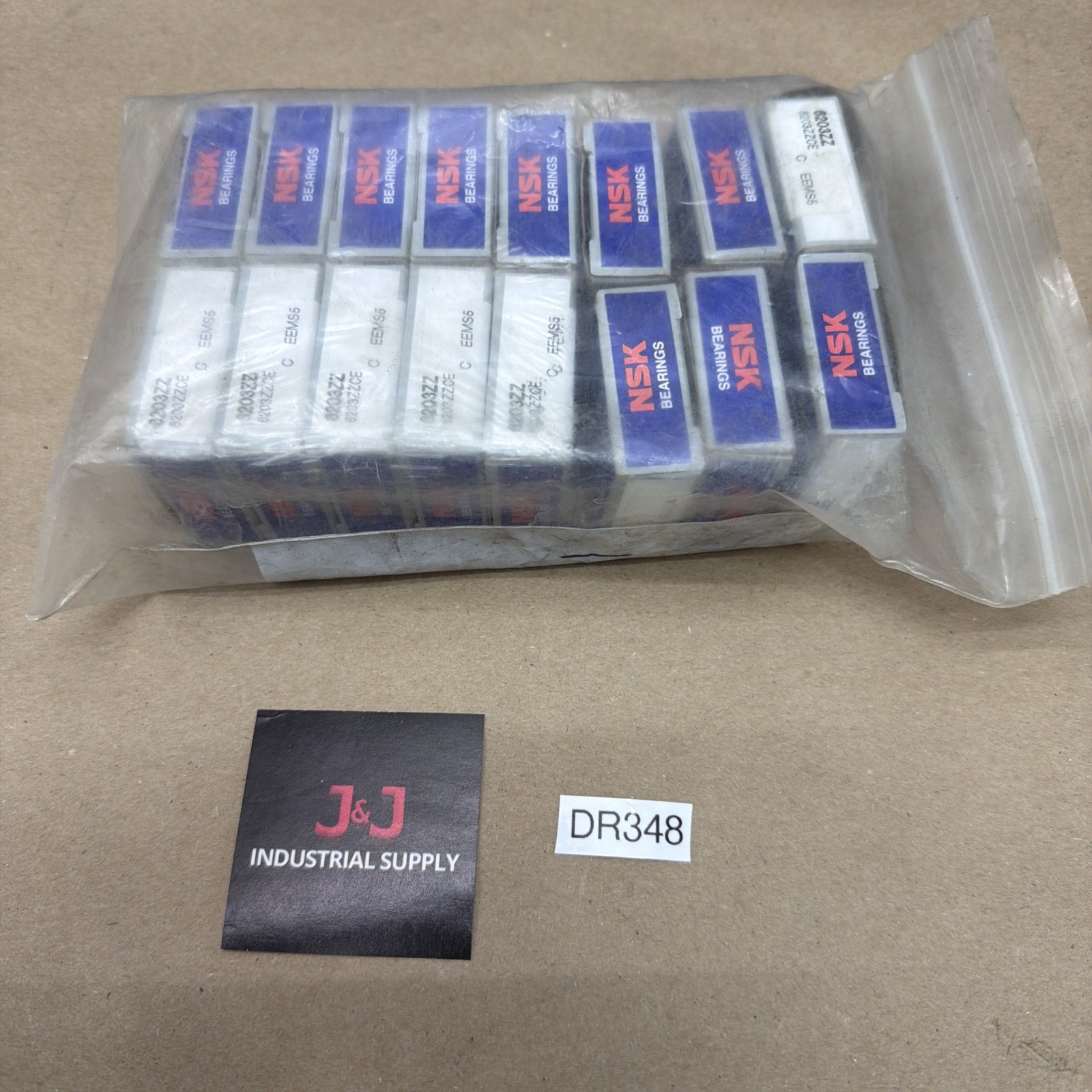 New Lot of 16 NSK 6203ZZ Bearings 6203ZZCE Warranty Fast Shipping 🇺🇸