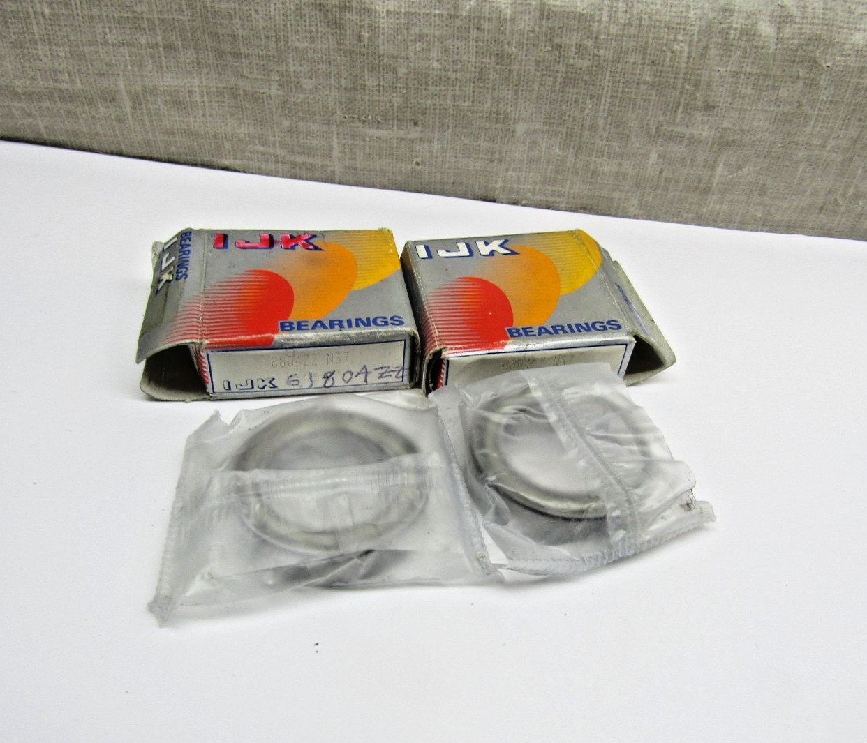 (Lot of 2) IJK 61804-ZZ 20mm X 32mm X 7mm Shielded Bearing