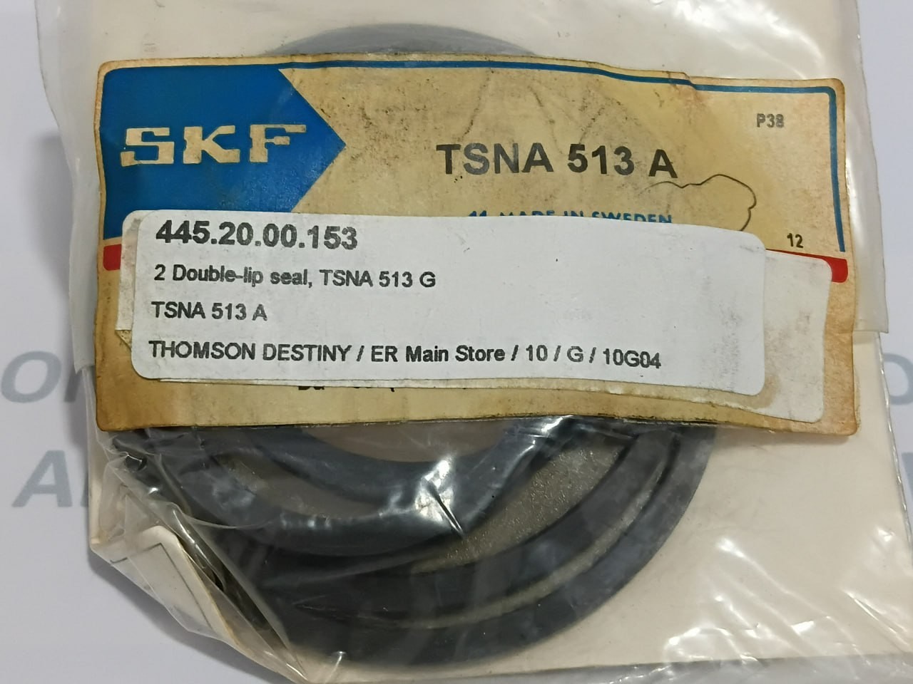 SKF TSNA 513A 2 Double-Lip Seal for Bearing Housings TSNA 513 G 445.20.00.153