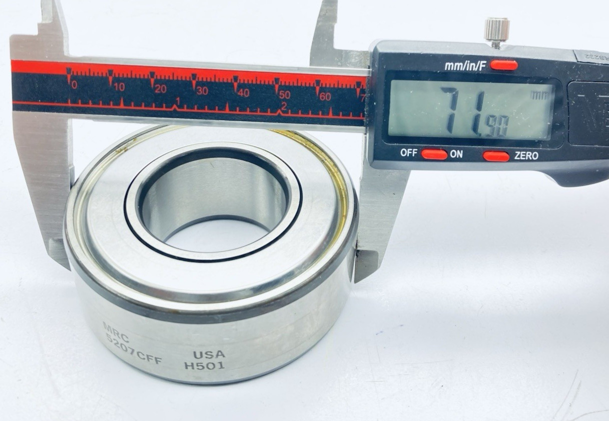 MRC 5207-CFF-H501 Angular Contact Bearing 35mm-Id 72mm-Od 27mm-Width 30° 2-Shiel